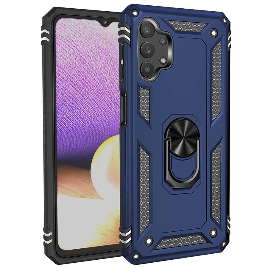 Galaxy A23 Kılıf OMSY Vega Kapak-Kırmızı