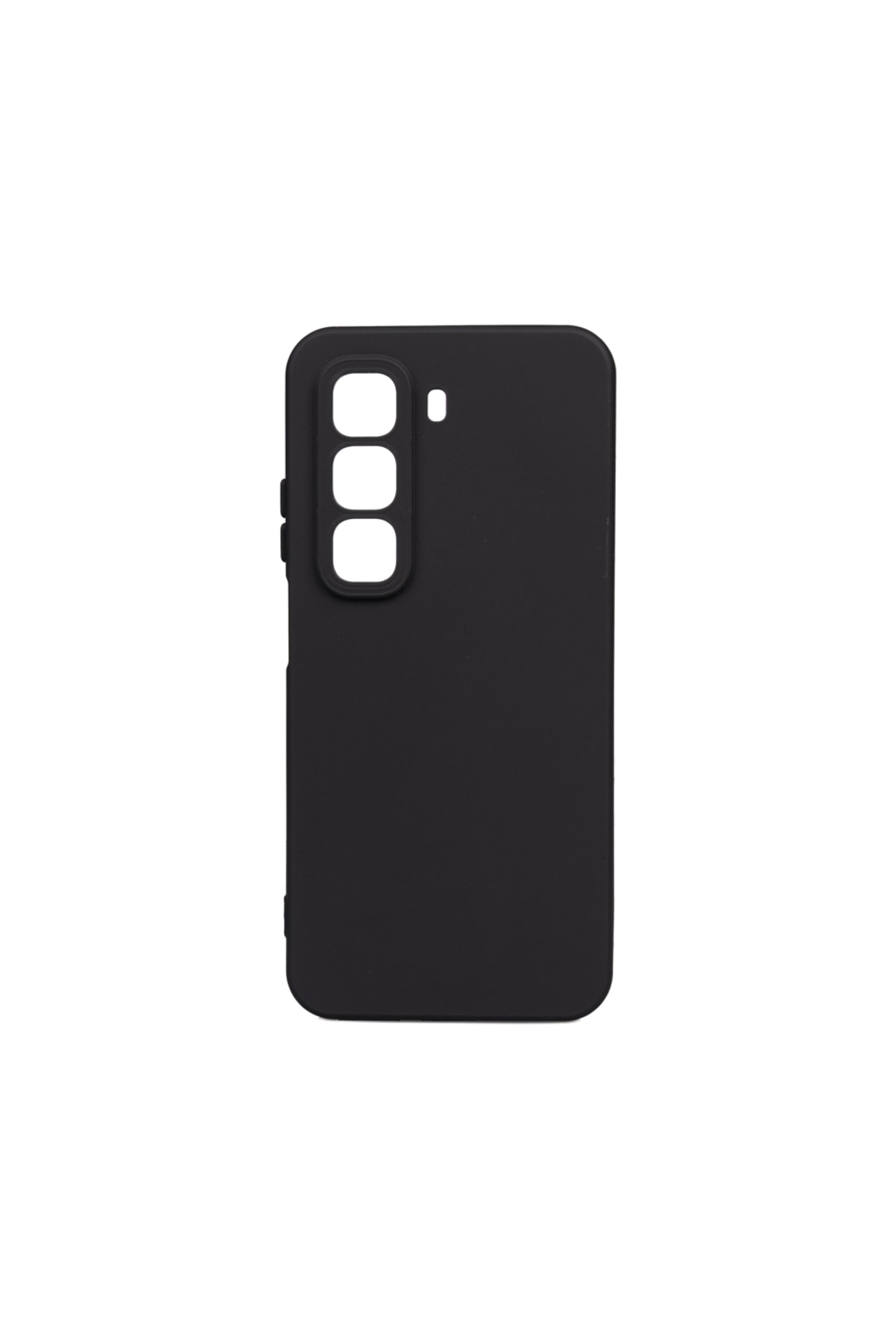 İnfinix Hot 50 5G Kılıf OMSY Biye Silikon - Siyah