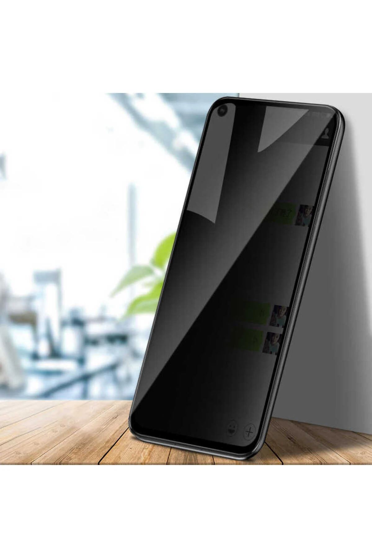 Oppo A54 4G Uyumlu Davin 5D Privacy Cam TKDW Ekran Koruyucu