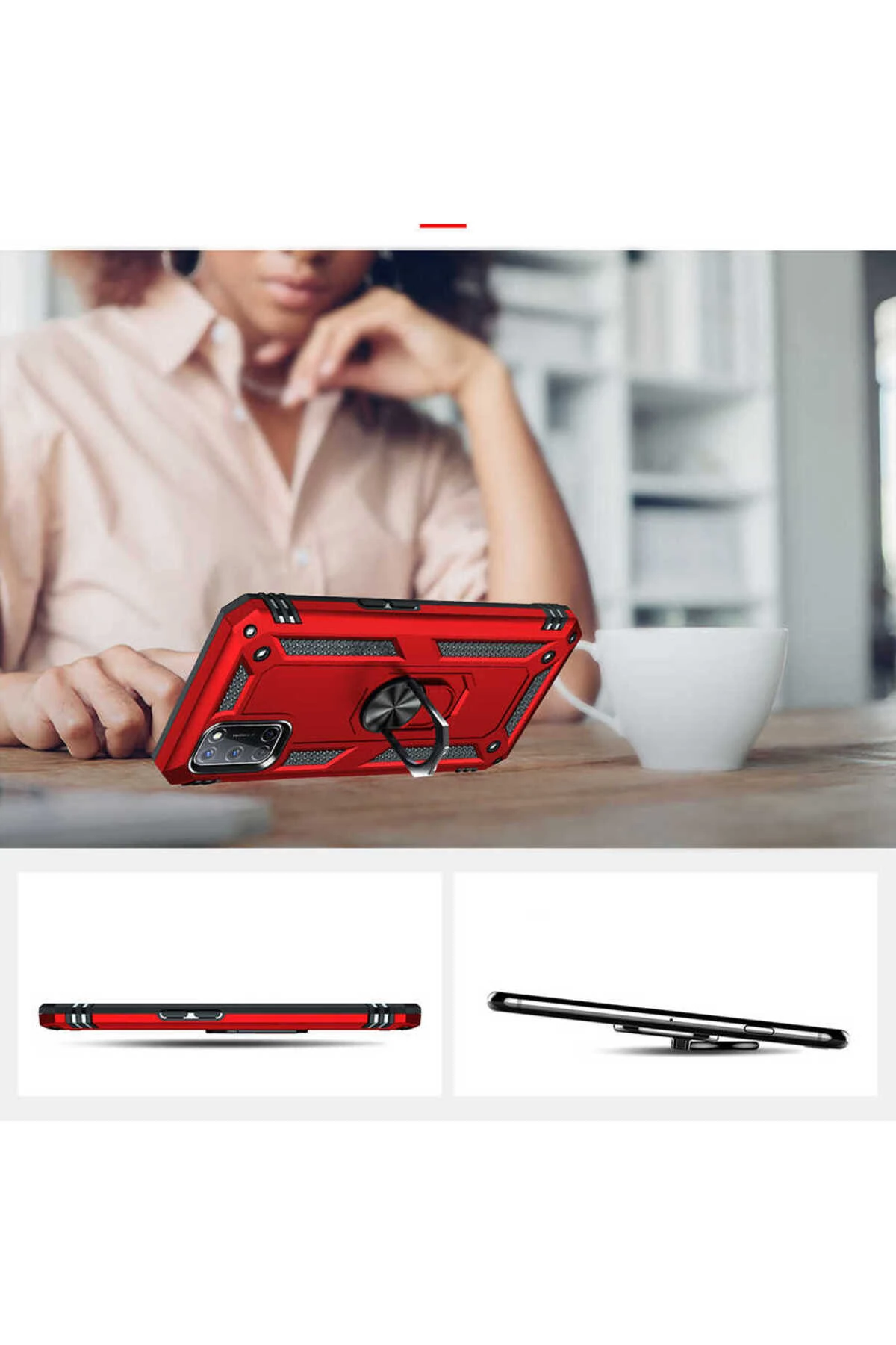 A72 Kılıf TYGO Vega Kapak - Siyah