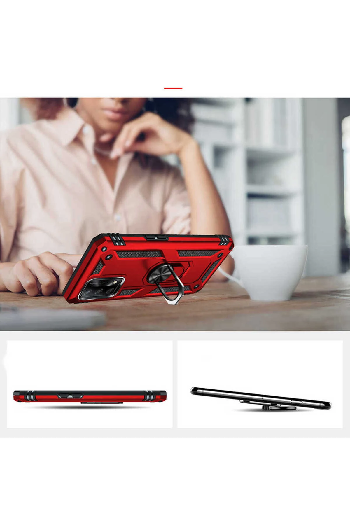 A74 4G Kılıf TYGO Vega Kapak - Gold