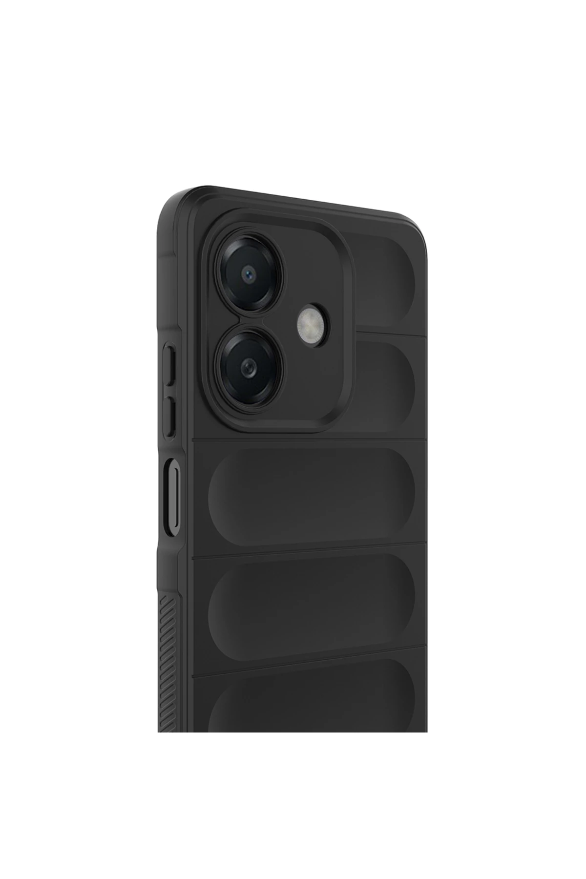 A3 Kılıf Esnek TPU Oyuklu Arka Yüzey Tasarımlı TYGO Etnik Silikon Kapak - Lacivert