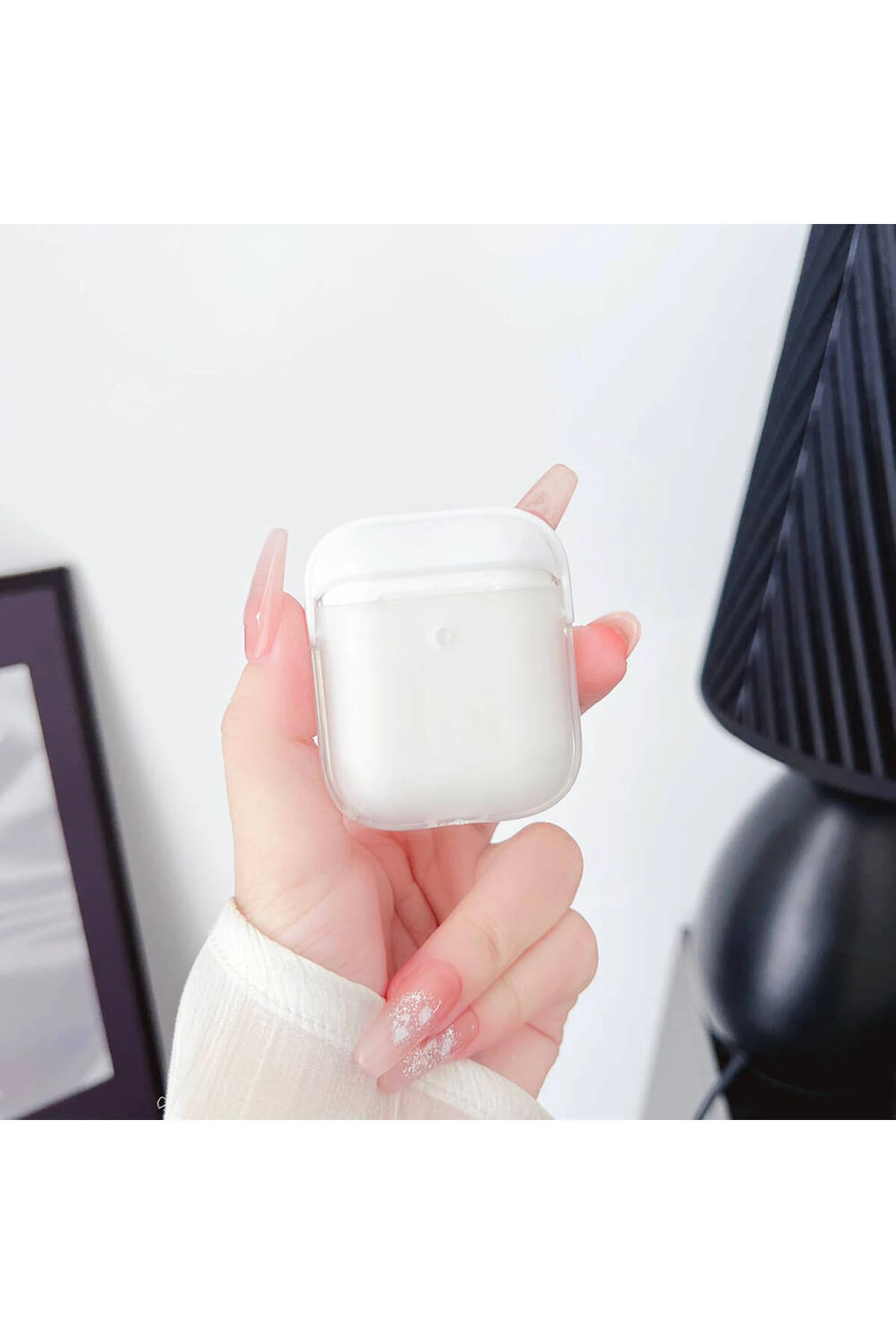 Air-Pods MTSC Airbag 36 Darbelere Karşı Dayanıklı Kılıf-Beyaz