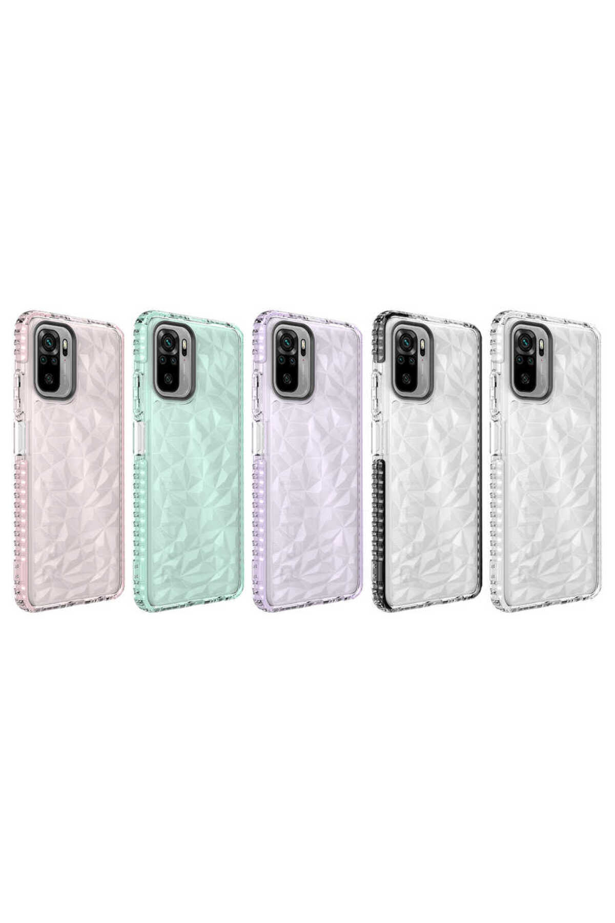 Redmi Note 10S Kılıf TLZN Buzz Kapak - Mor