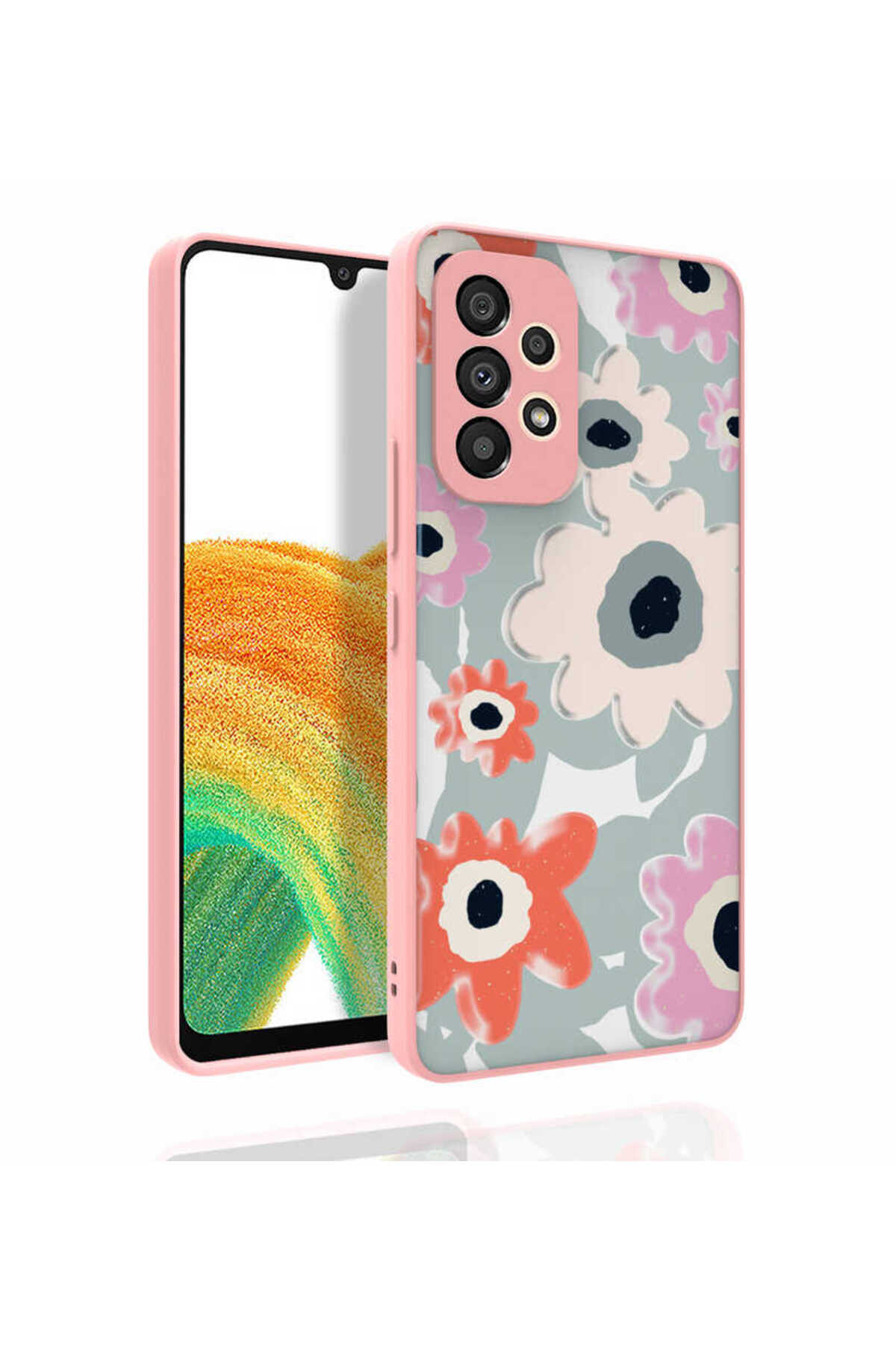 Galaxy A53 5G Kılıf Desenli Kamera Korumalı Parlak TYGO Nora Kapak - NO5