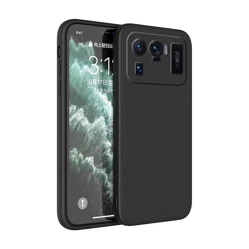 Xiaomi Mi 11 Ultra Kılıf OMSY Premier Silikon Kapak-Siyah