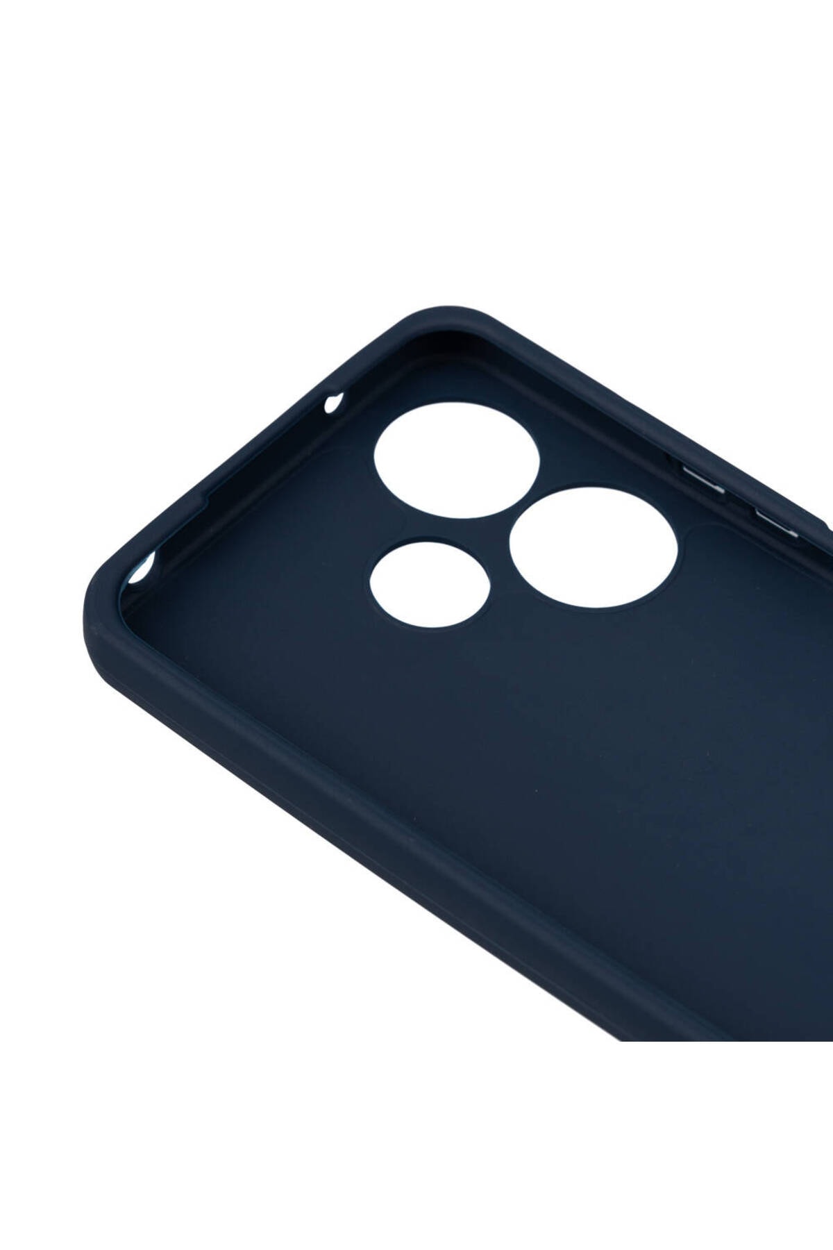 Redmi 13 4G Kılıf MKST Biye Silikon - Siyah