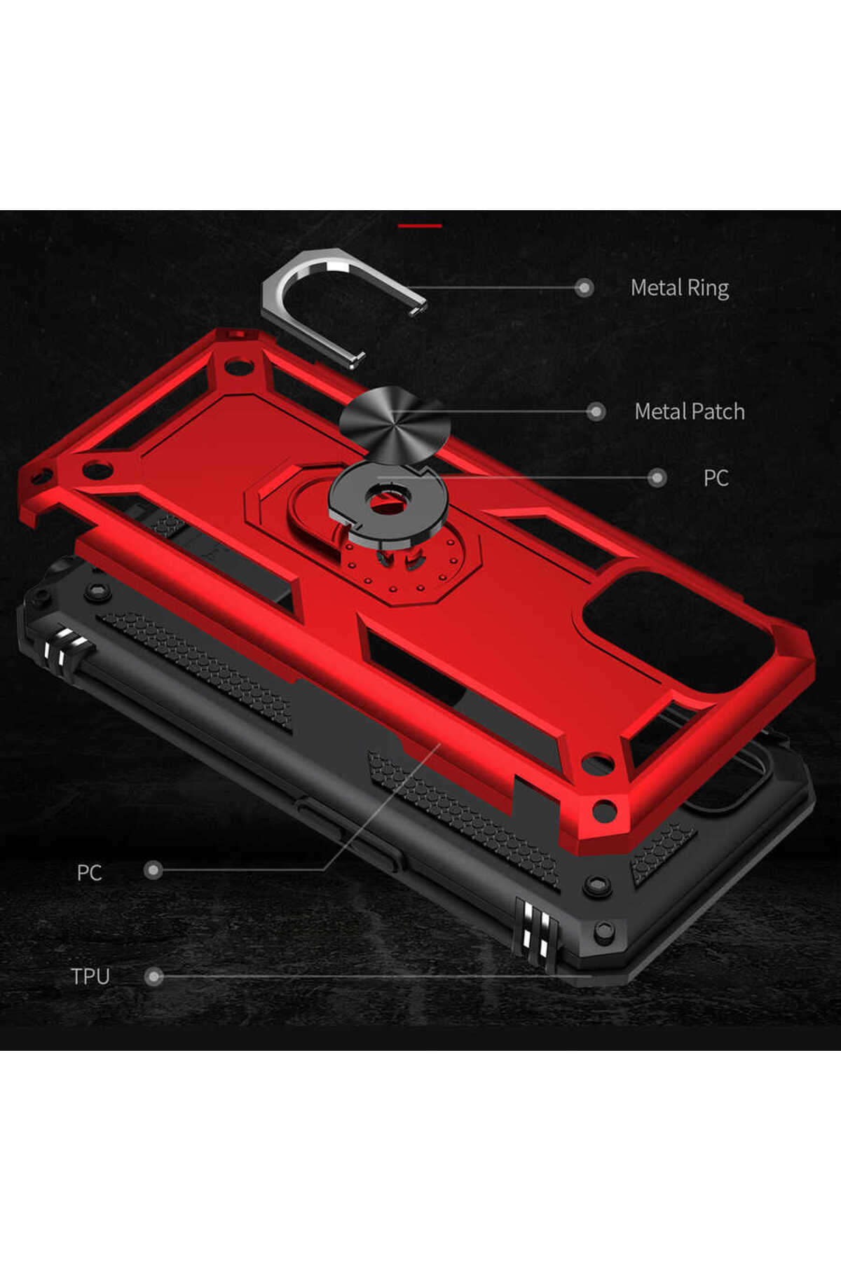 A72 Kılıf TYGO Vega Kapak - Siyah