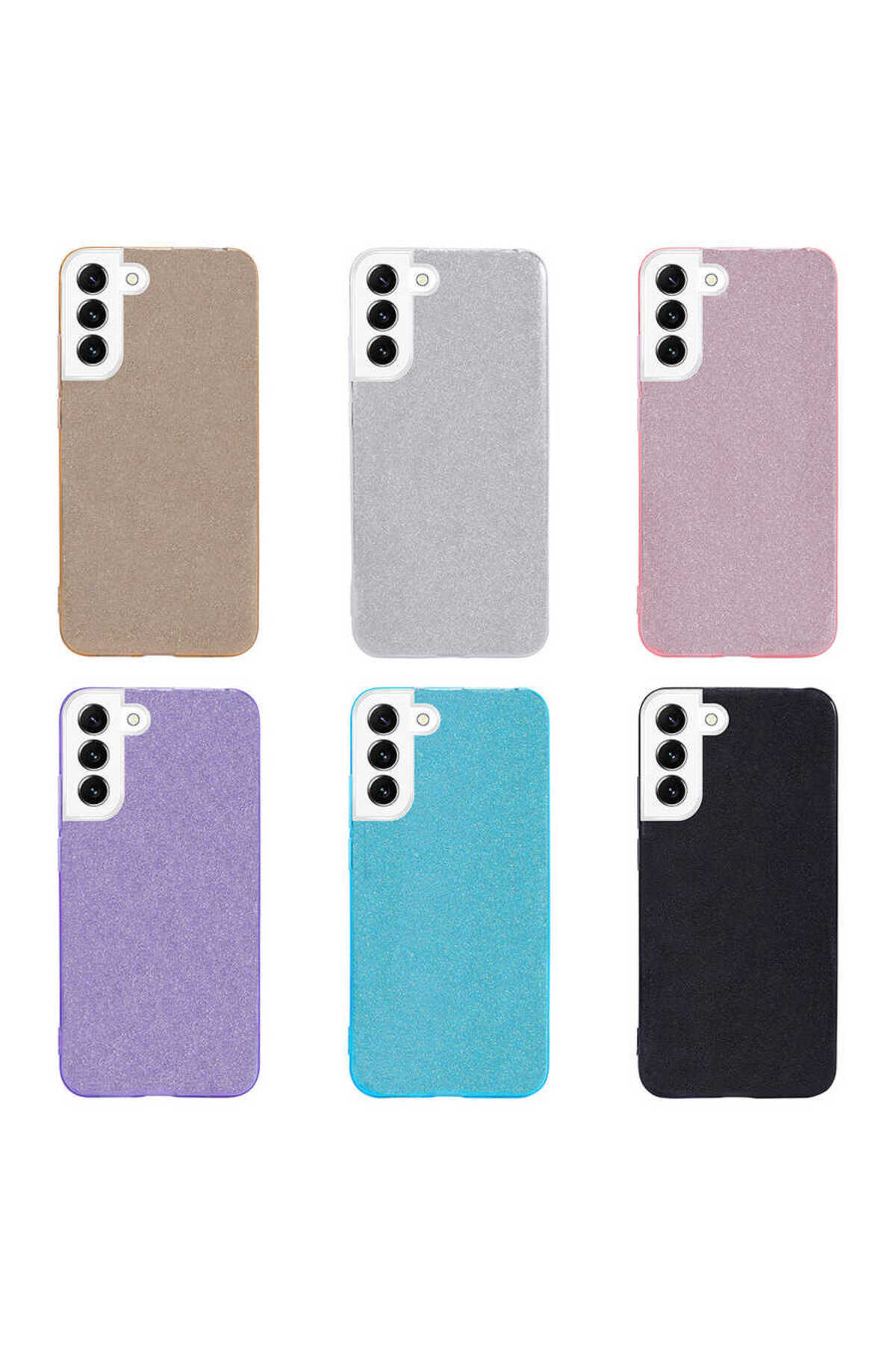 Galaxy S22 Plus Uyumlu MNC Shining Silikon-Mavi