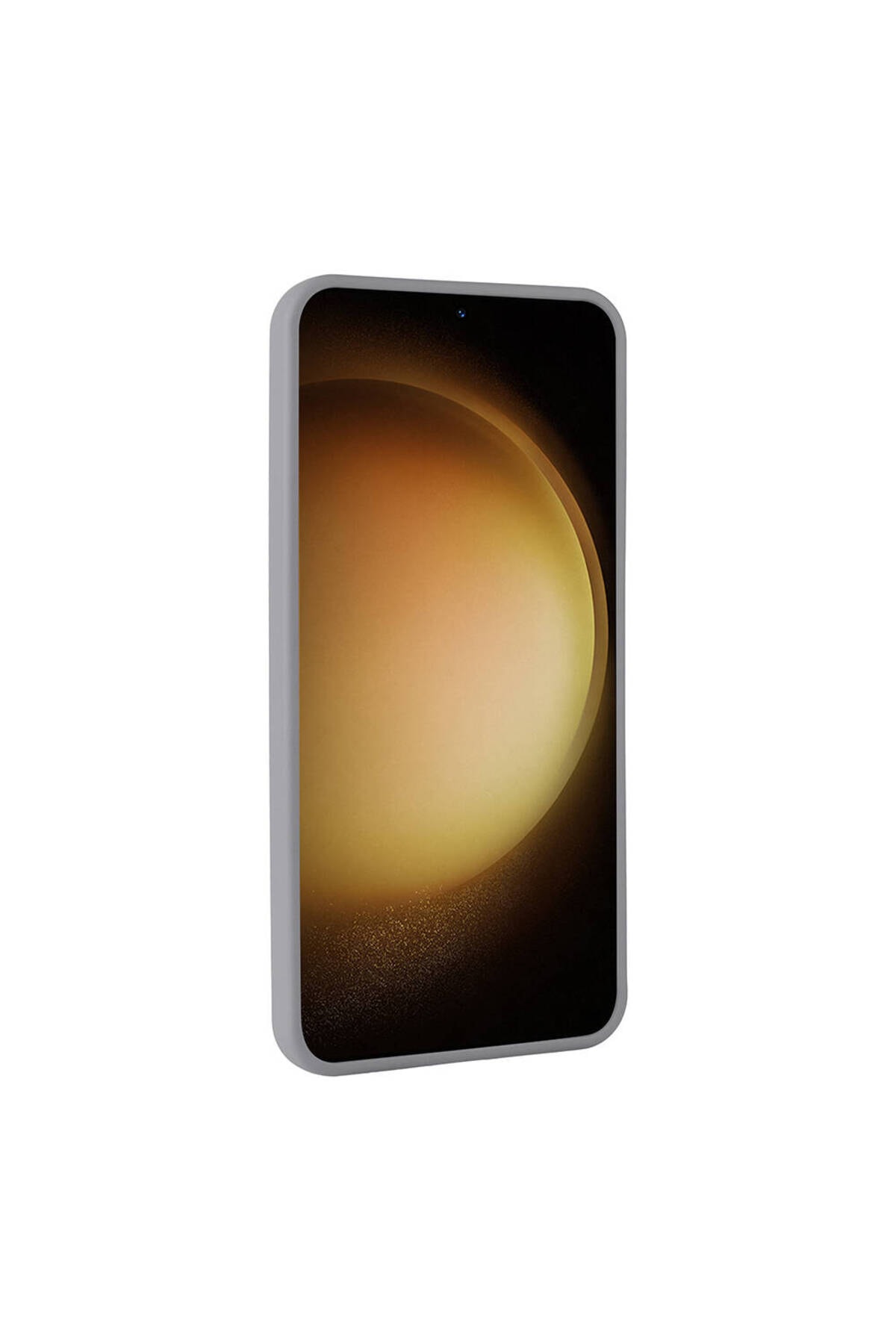 Galaxy S23 Uyumlu Parlak Taşlı Tasarım Pırlanta MKST Kılıf-Lila