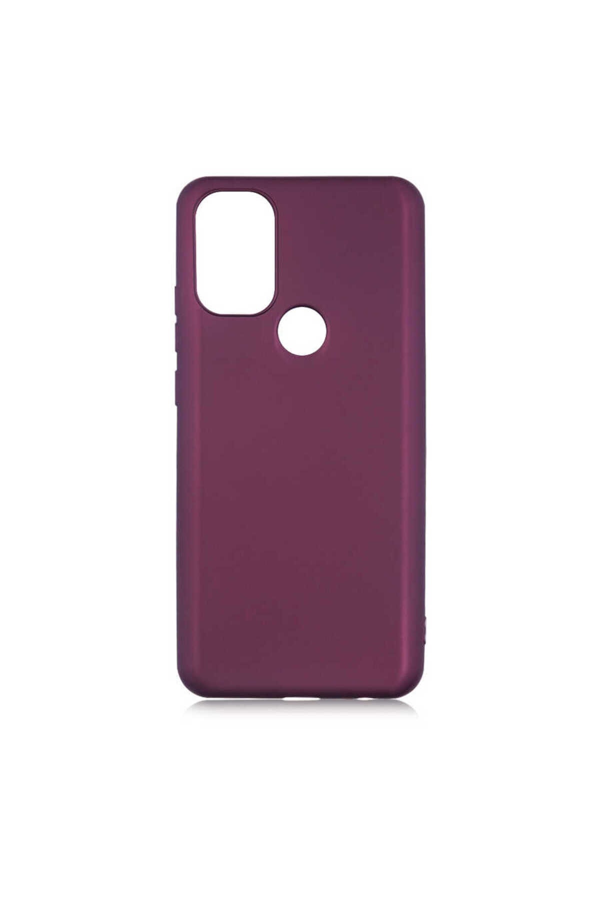 General Mobile 21 Plus Kılıf MKST Premier Silikon Kapak - Mürdüm