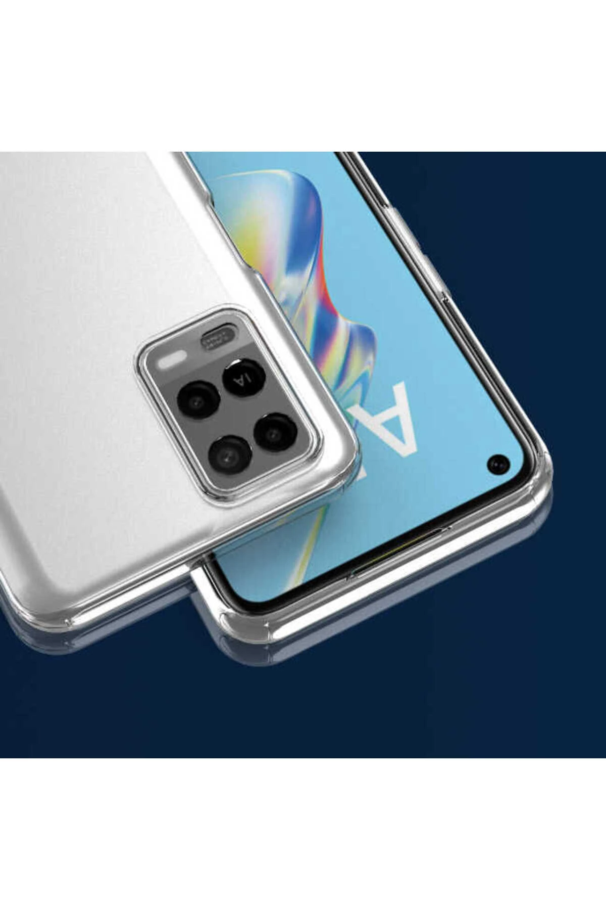 A54 4G Kılıf NXXA Kamera Korumalı Süper Silikon Kapak - Renksiz