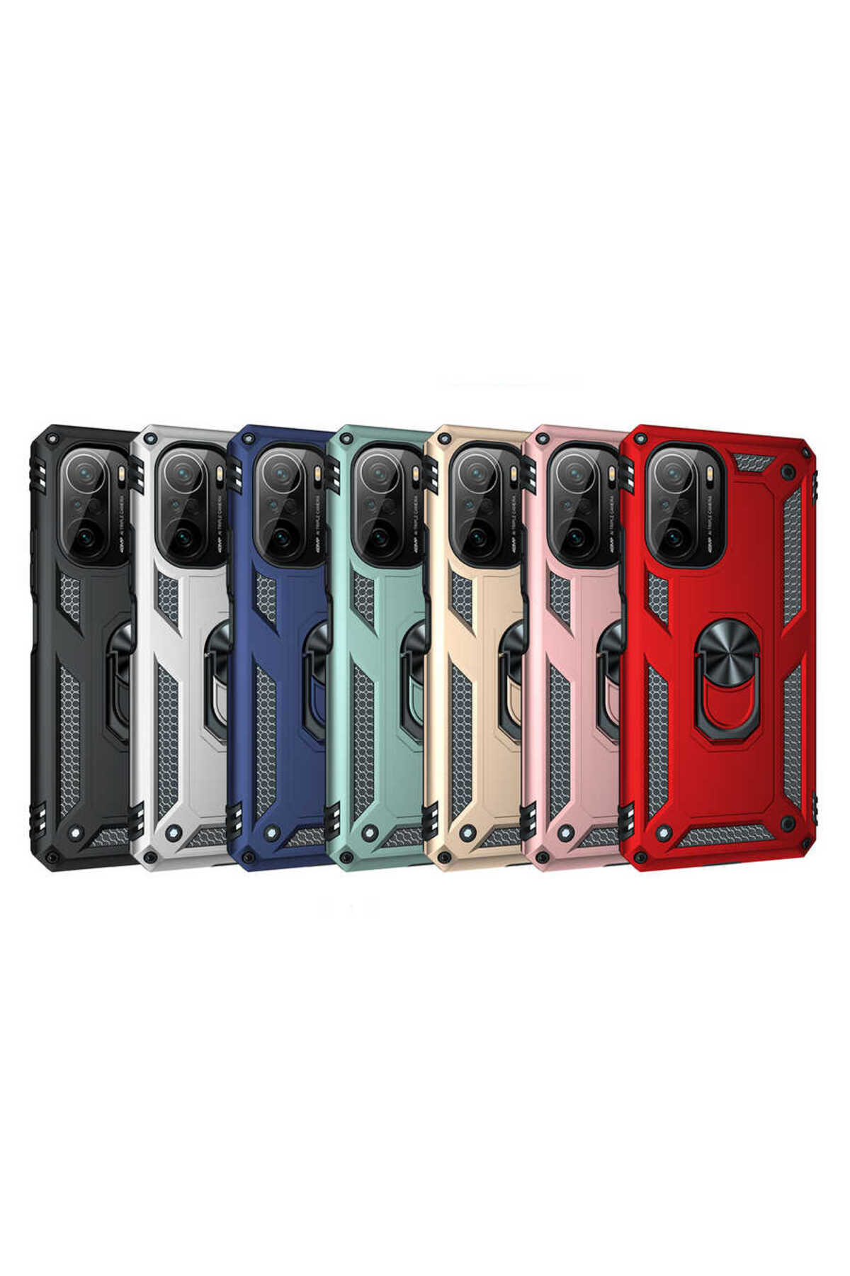 Poco F3 Kılıf TKNC Vega Kapak - Rose Gold