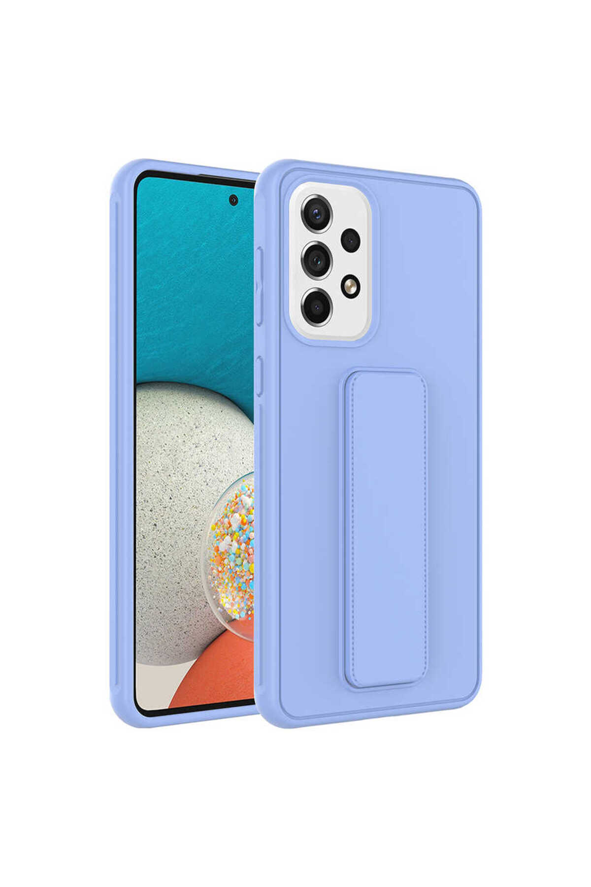 Galaxy A33 5G Kılıf TYGO Qstand Kapak - Lila