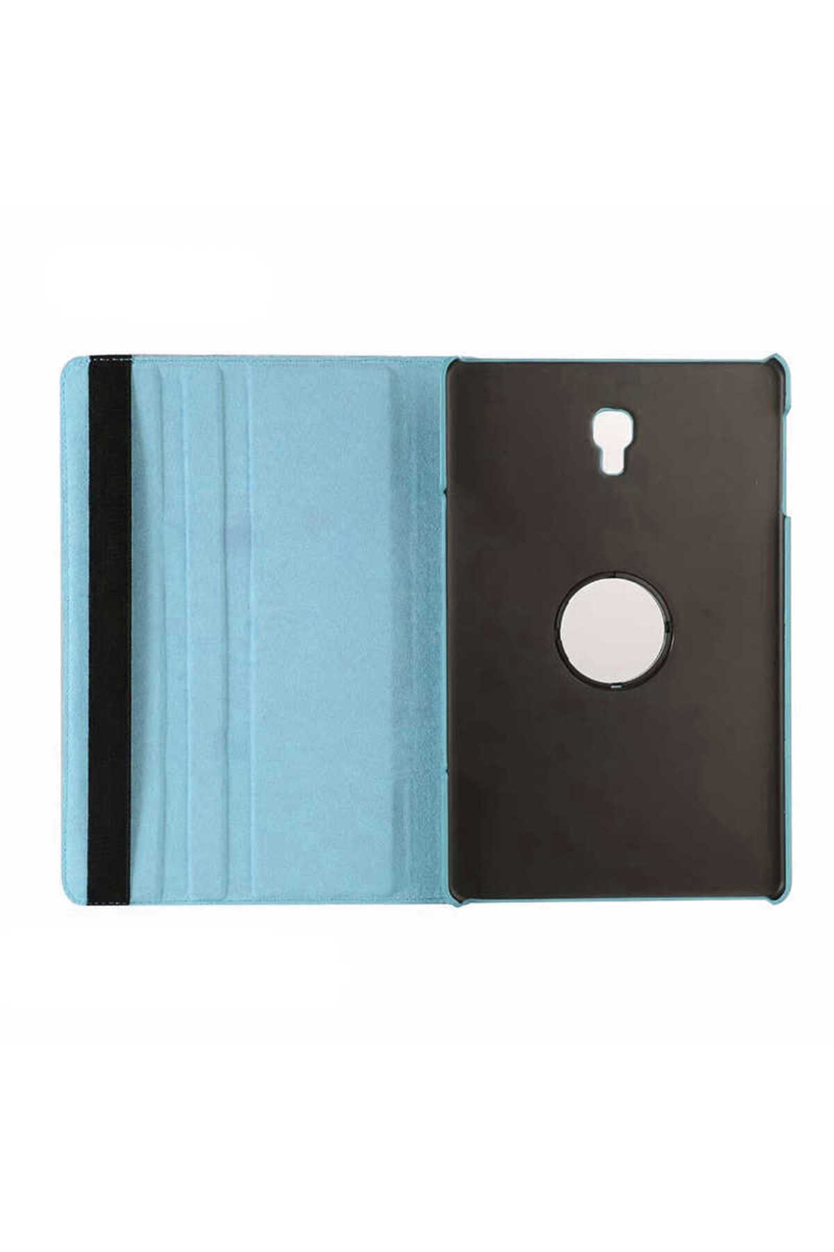 Galaxy Tab A T590 Uyumlu MSCS Dönebilen Standlı Kılıf-Pembe Açık