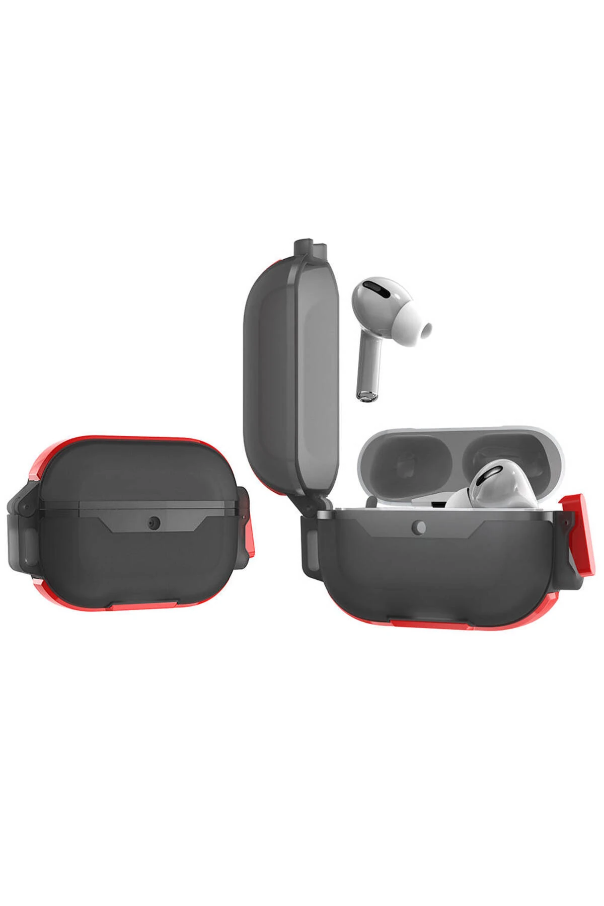 Air-Pods Pro UCY Airbag 34 Darbelere Karşı Dayanıklı Kılıf-Mor