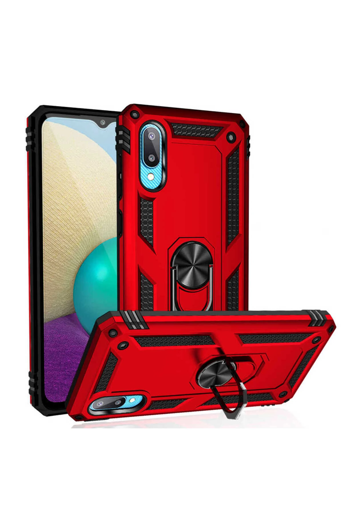 Galaxy A02 Kılıf LCKC Vega Kapak - Gold