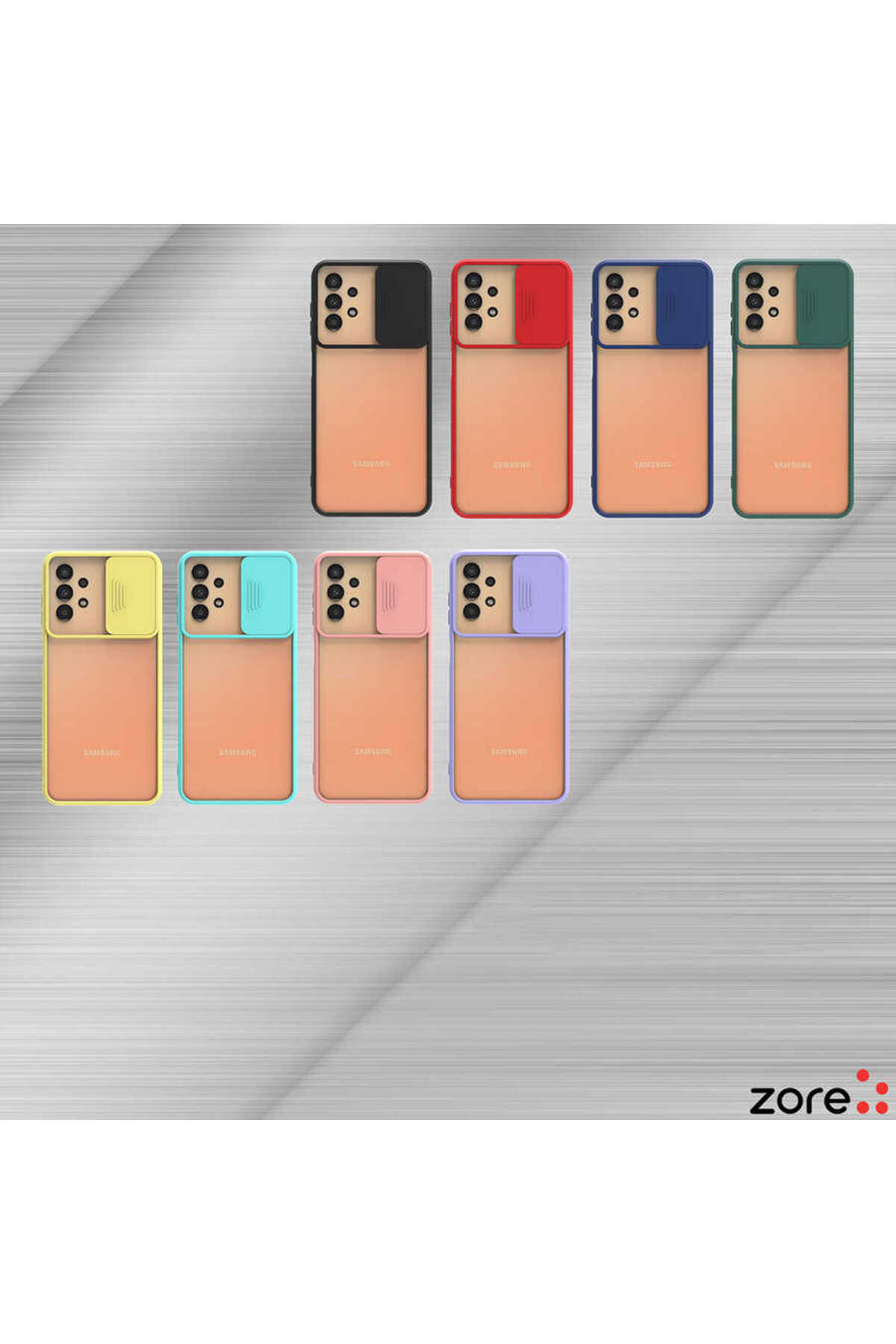 Galaxy A33 5G Kılıf Zore Lensi Kapak - Lacivert
