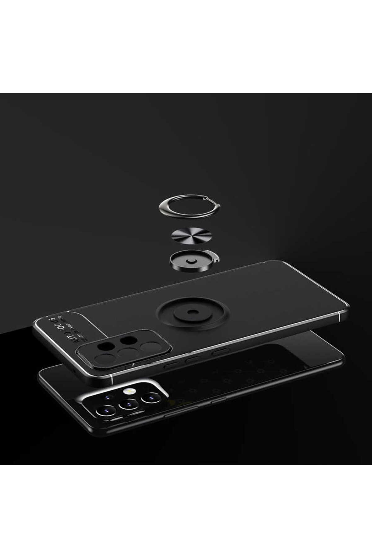 Galaxy A33 5G Kılıf OMSY Ravel Silikon Kapak - Siyah