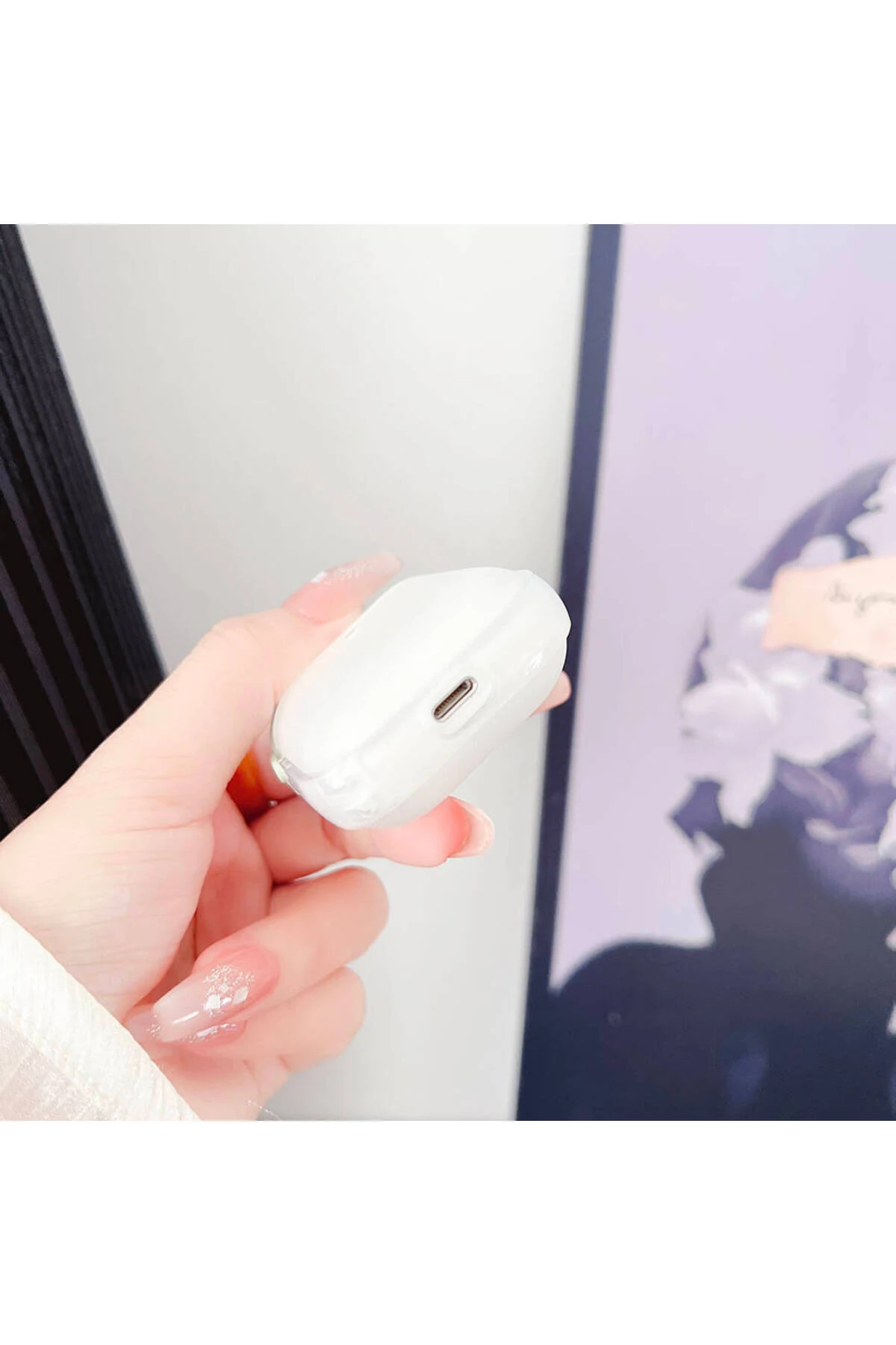 Air-Pods MTSC Airbag 36 Darbelere Karşı Dayanıklı Kılıf-Beyaz