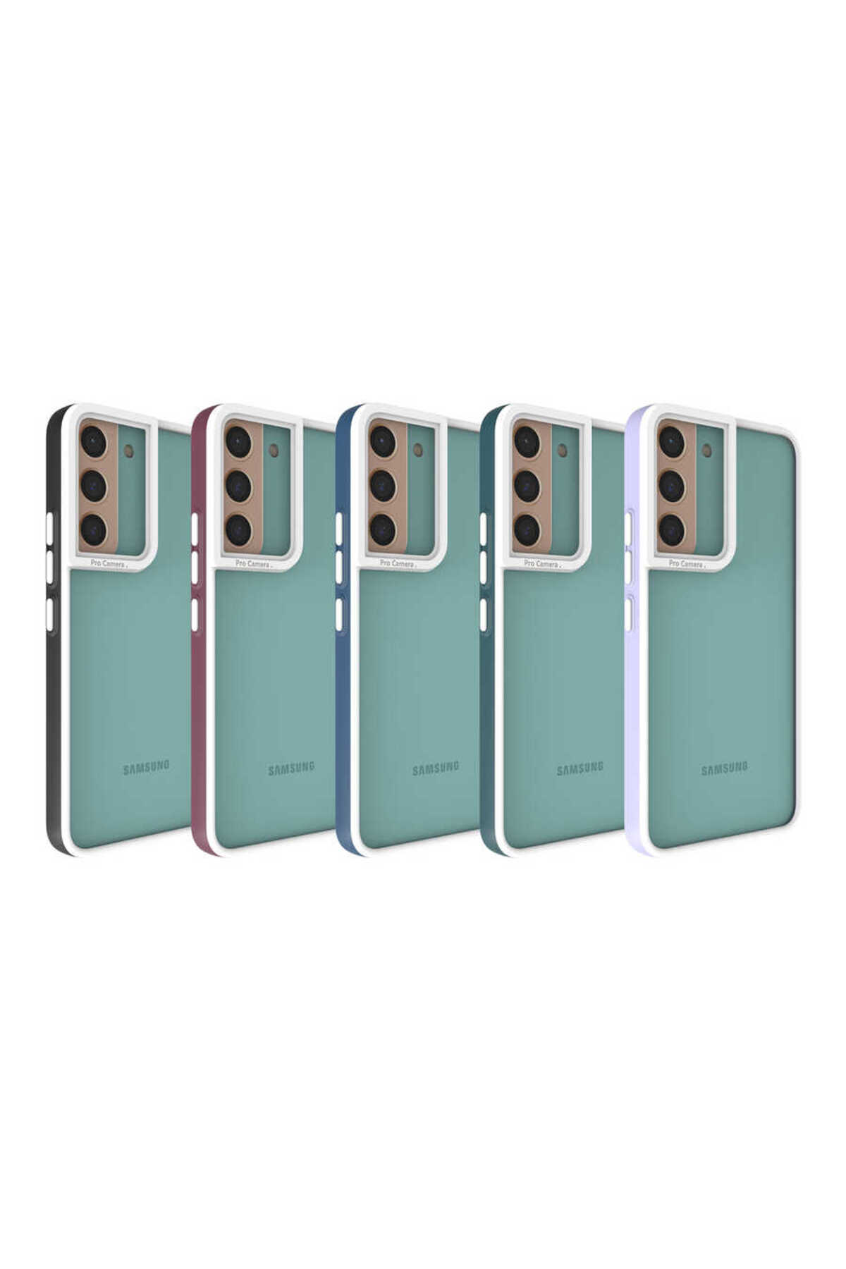 Galaxy S22 Kılıf ECRZ Mima Kapak - Lacivert
