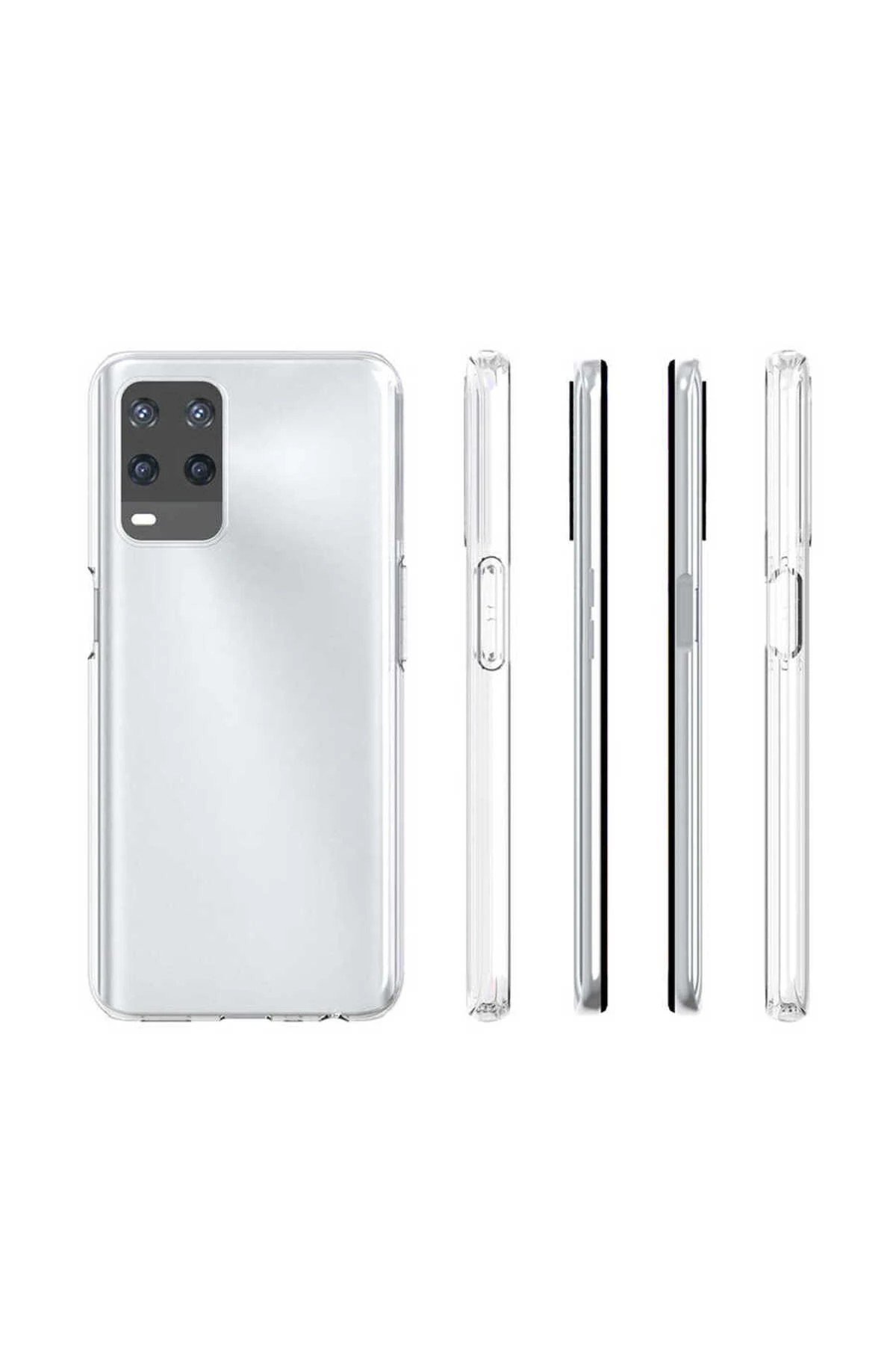 A54 4G Kılıf MYST Süper Silikon Kapak - Renksiz