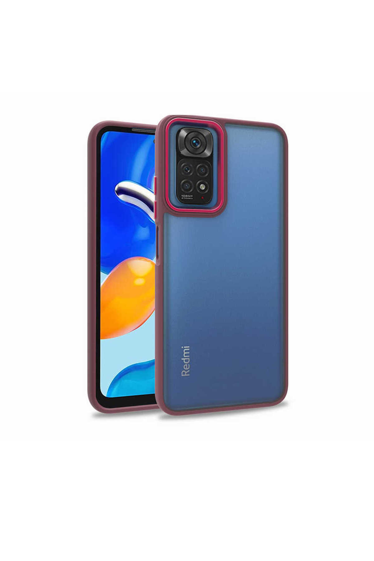 Redmi Note 11S Global Kılıf SYS Flora Kapak - Mavi