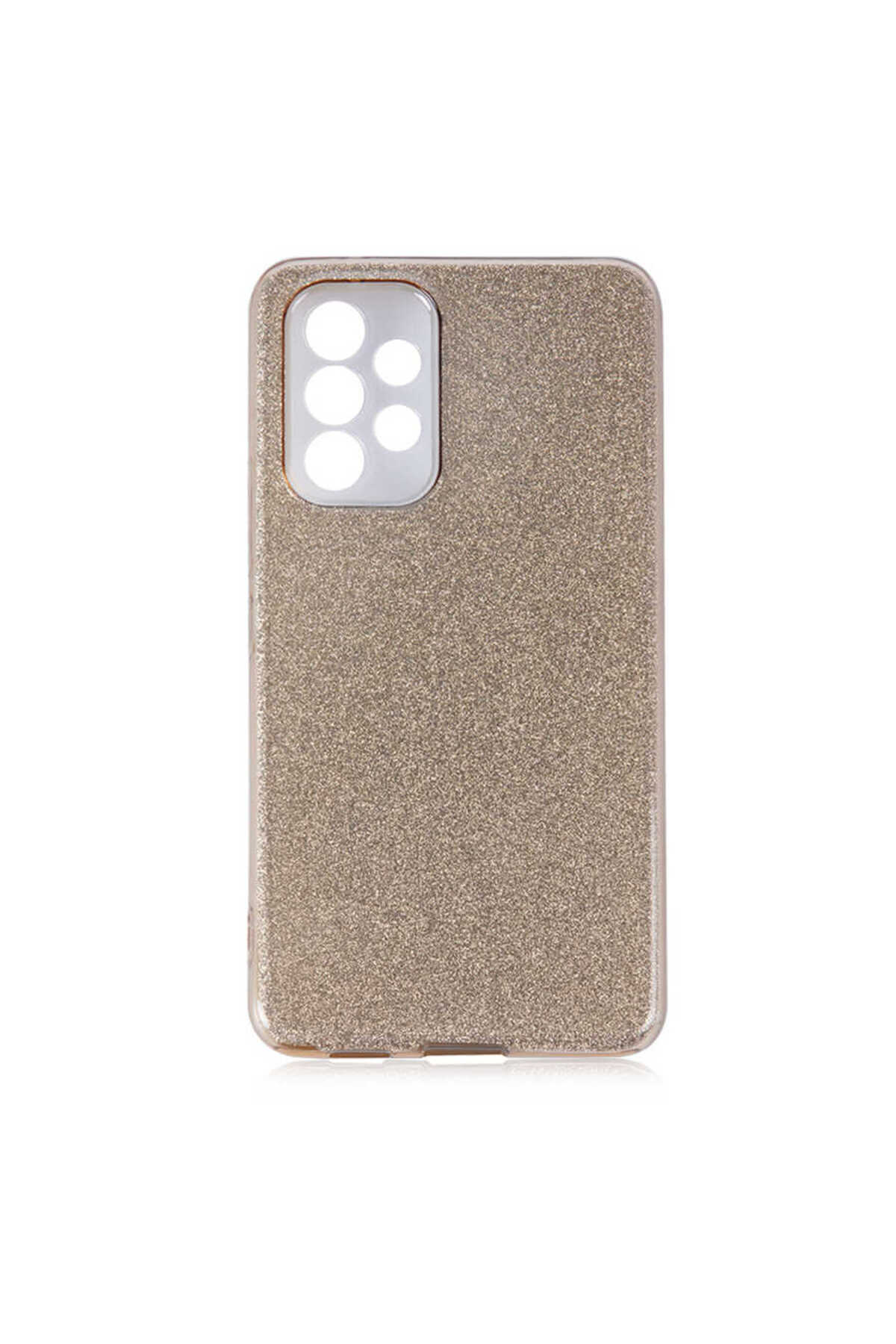 Galaxy A23 Kılıf OMSY Shining Silikon - Gold