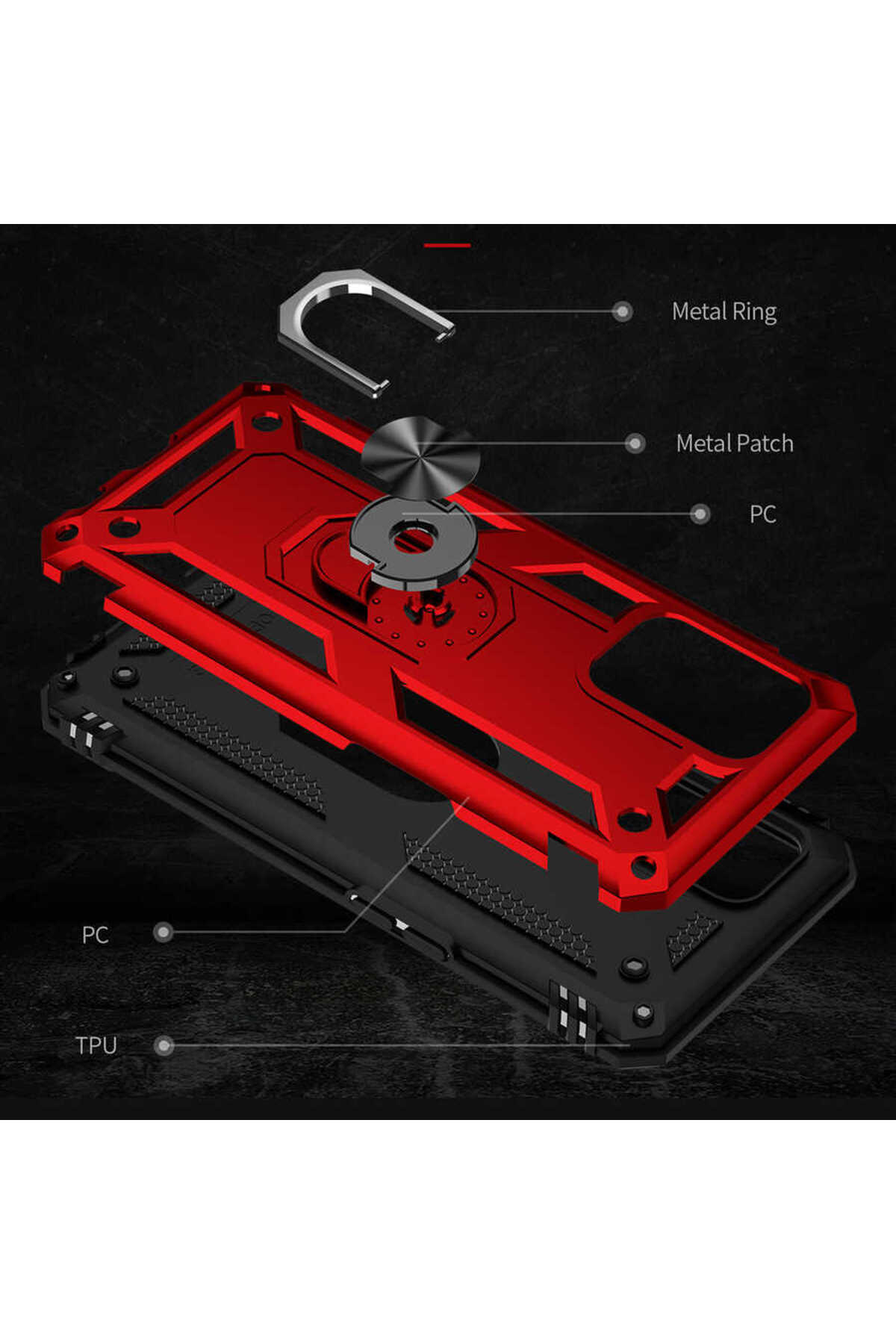 A74 4G Kılıf TYGO Vega Kapak - Gold