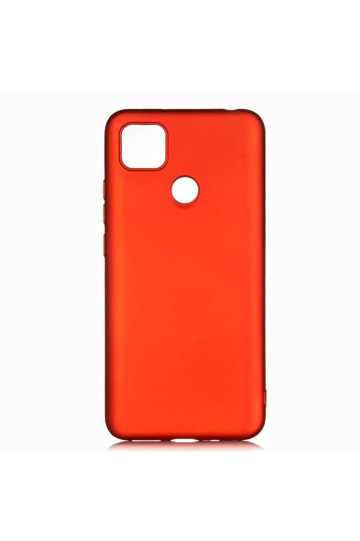 Redmi 10A Kılıf CRCR Premier Silikon Kapak - Kırmızı