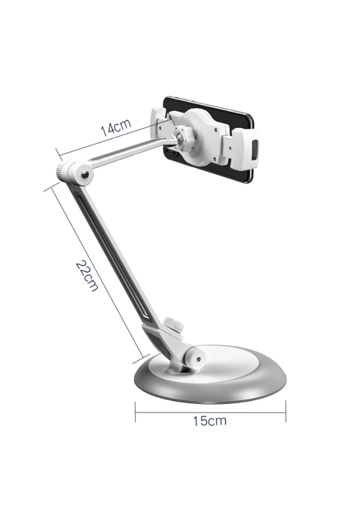 NXXA JHD-165 Masa Telefon - Tablet Tutucu-Beyaz