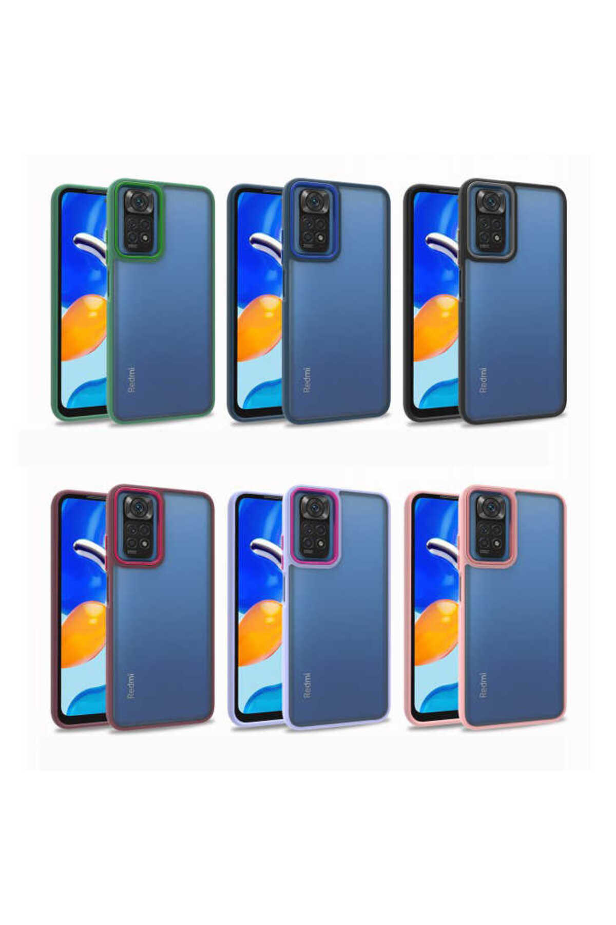 Redmi Note 11S Global Kılıf SYS Flora Kapak - Mavi