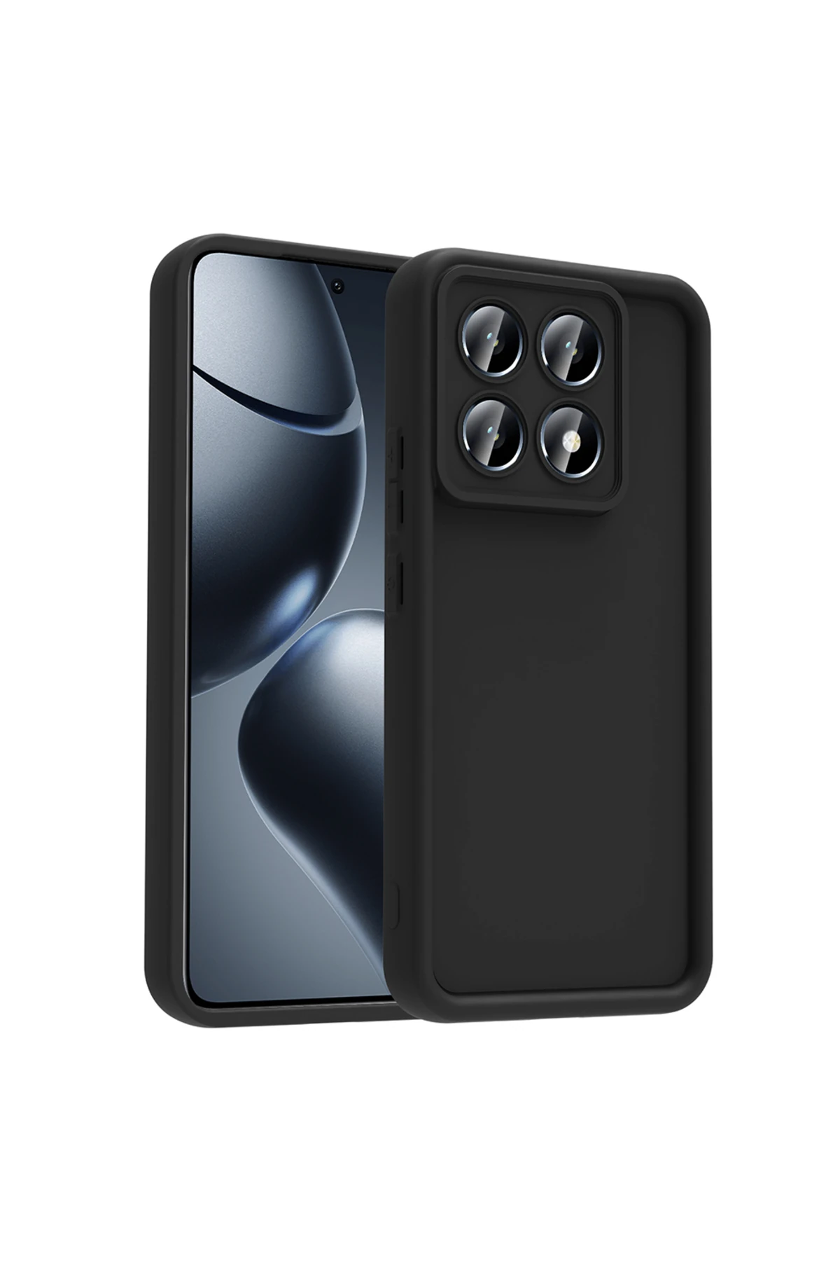 14T Kılıf Kamera Korumalı NXXA Ananas Kapak - Siyah