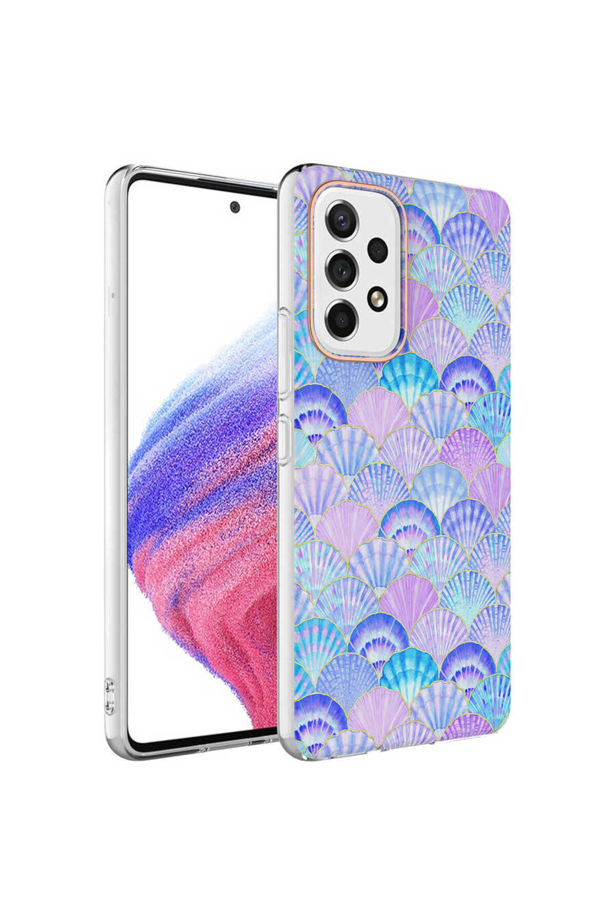 Galaxy A73 Kılıf Bella Kapak - Leopar