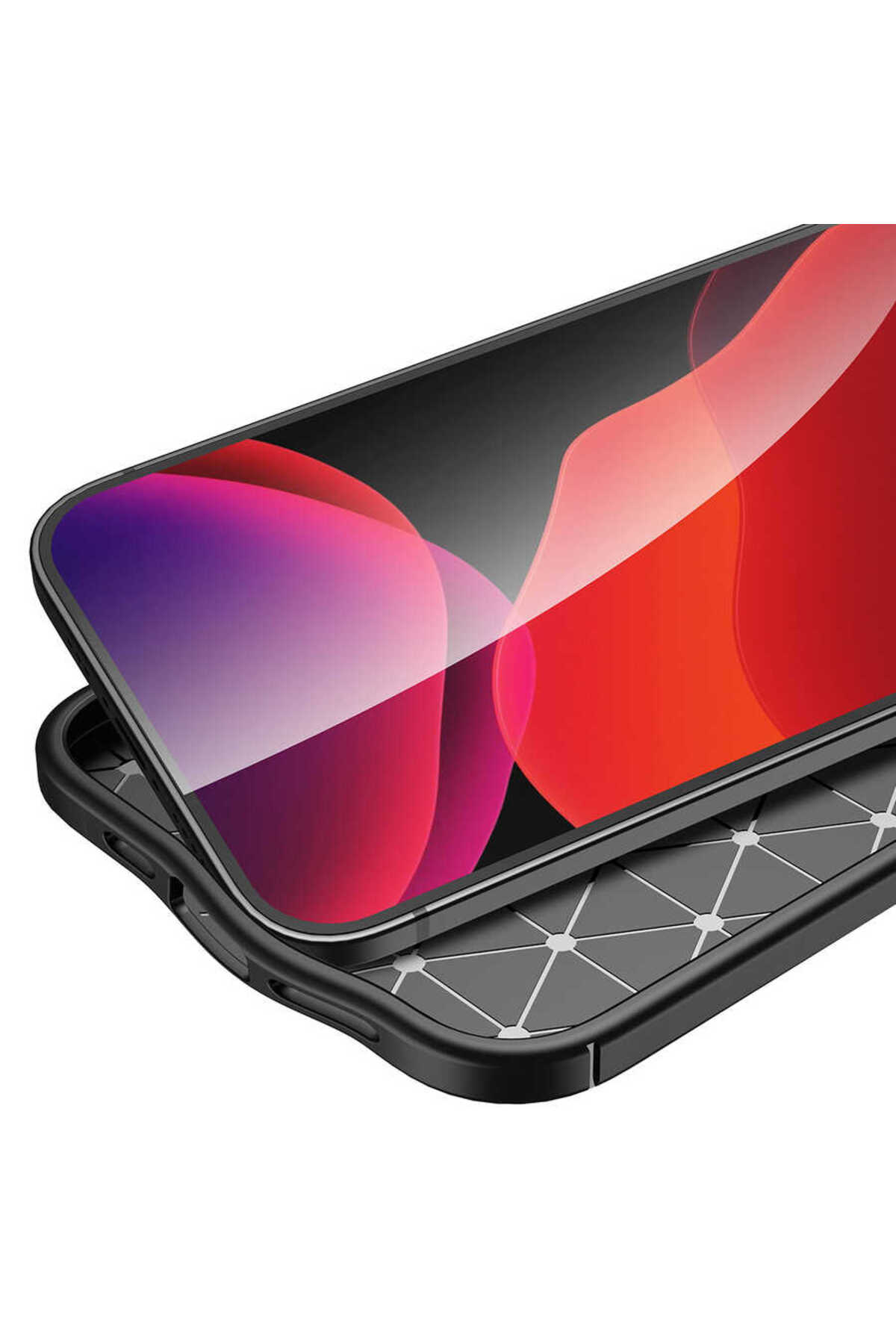 iPhone 13 Pro Max Uyumlu TYGO Niss Silikon Kılıf-Lacivert