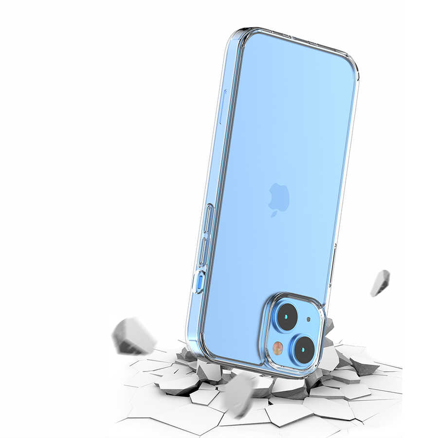 iPhone 14 Uyumlu OMSY Coss Kapak-Renksiz
