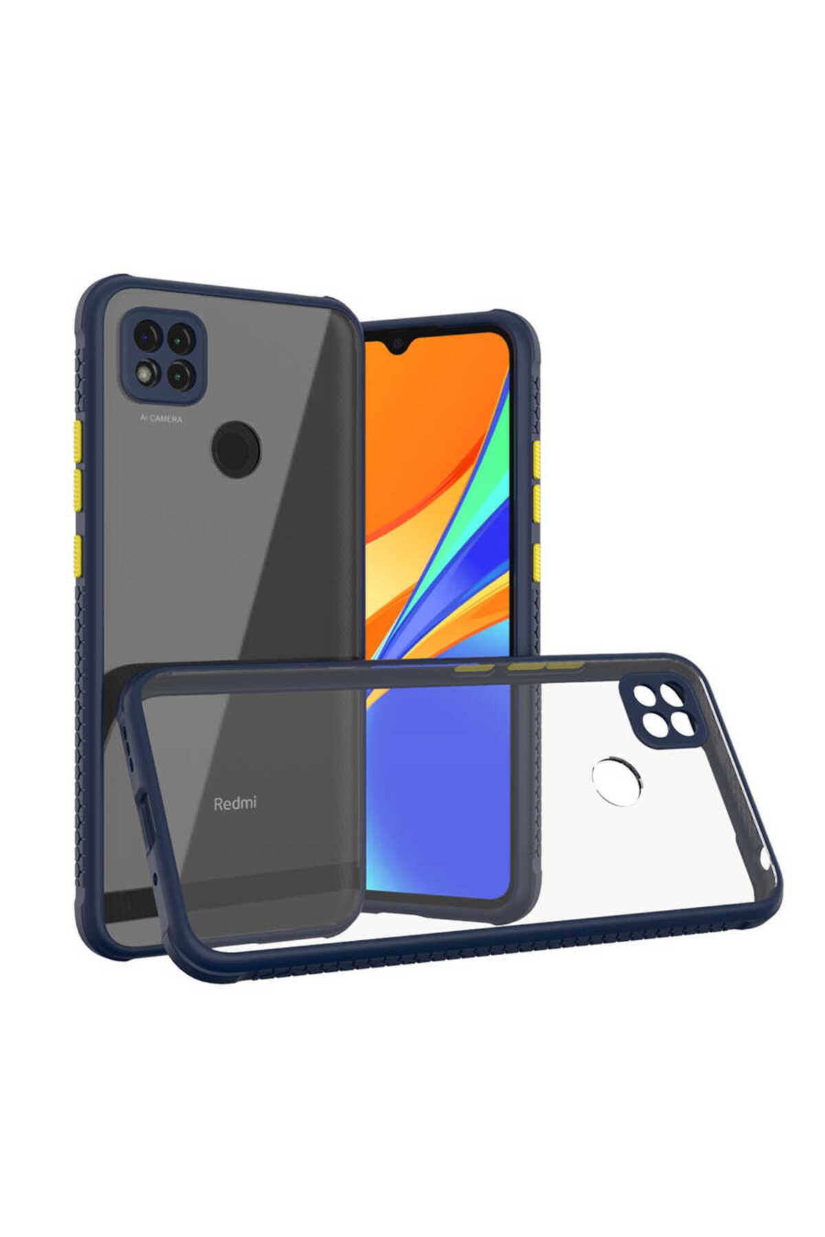Redmi 9C Kılıf WNX Kaff Kapak - Siyah
