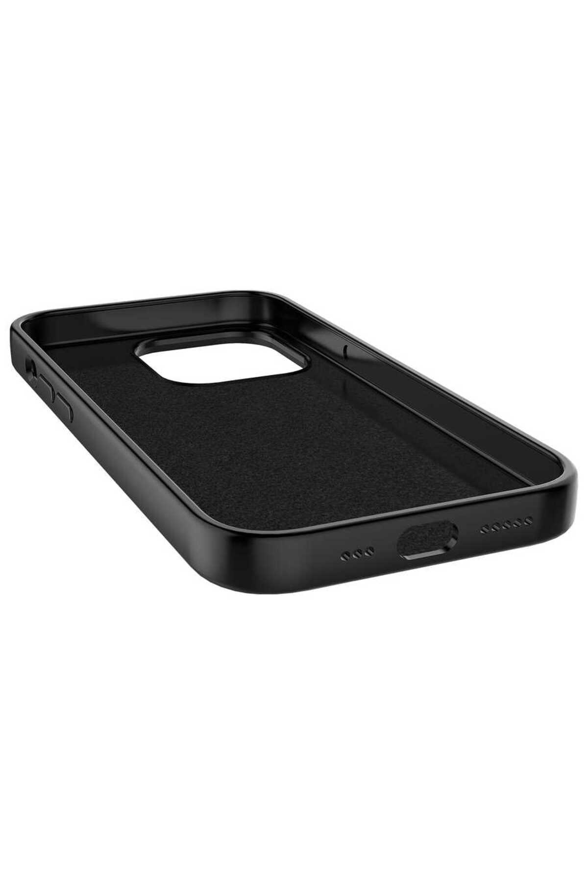 iPhone 12 Pro Max Uyumlu Magsafe Wireless Şarj Özellikli Pastel Renk Silikon HZRV Plas Kılıf-M