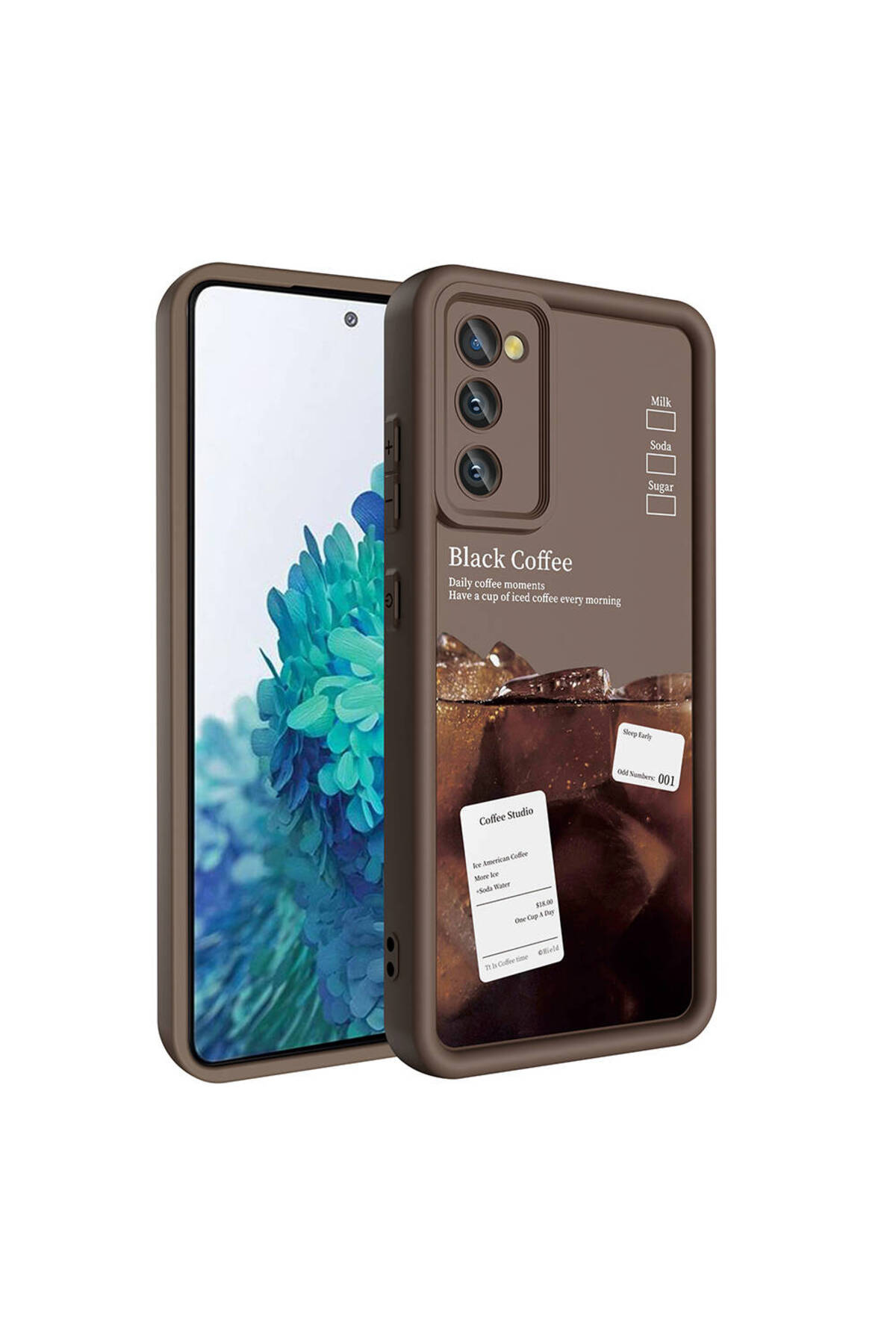 Galaxy S20 FE Kılıf Kamera Korumalı Baskılı Arka Yüzey SYS Klas Kapak - Siyah