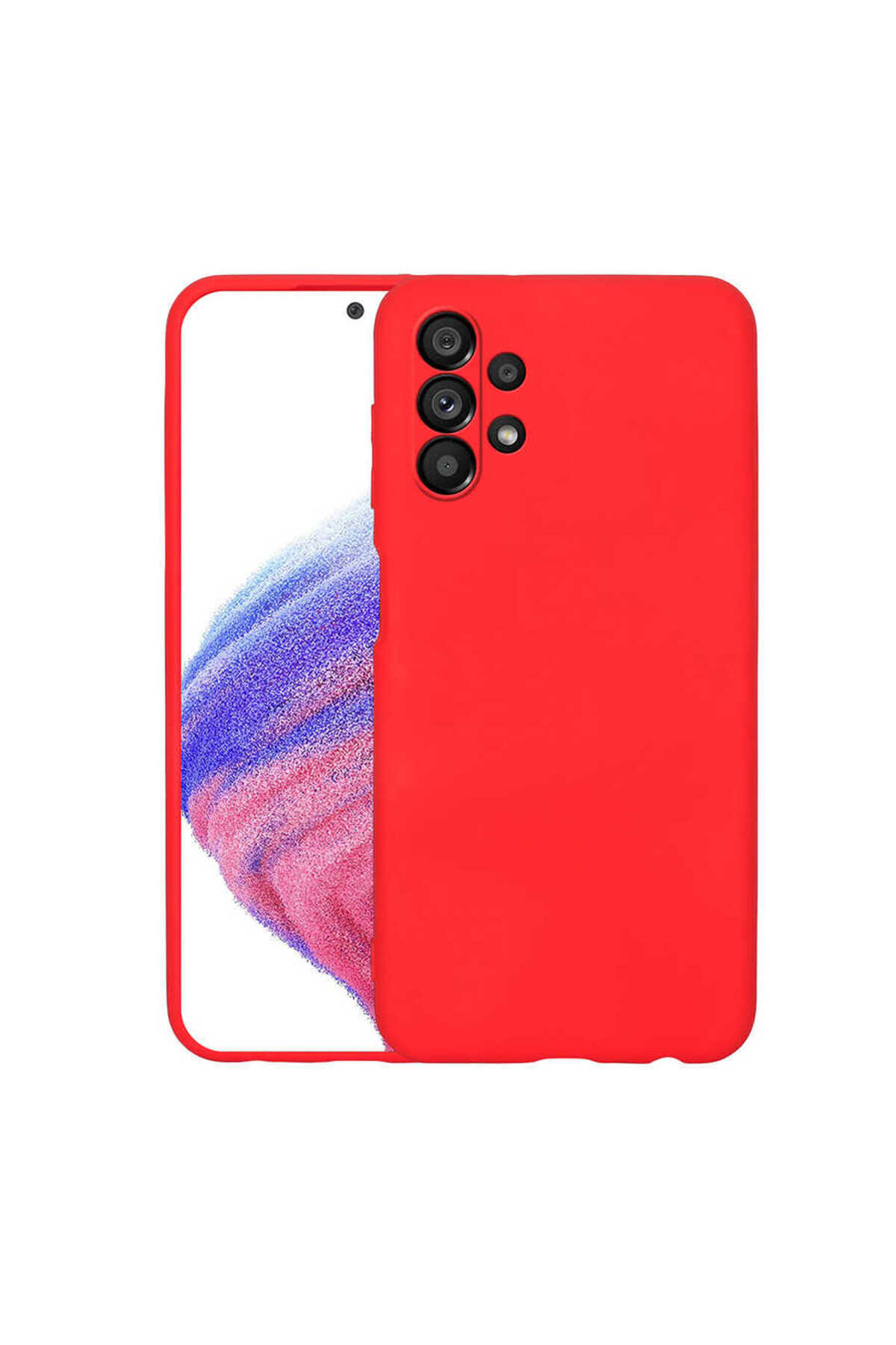 Galaxy A23 Kılıf LCKC Mara Lansman Kapak - Kırmızı
