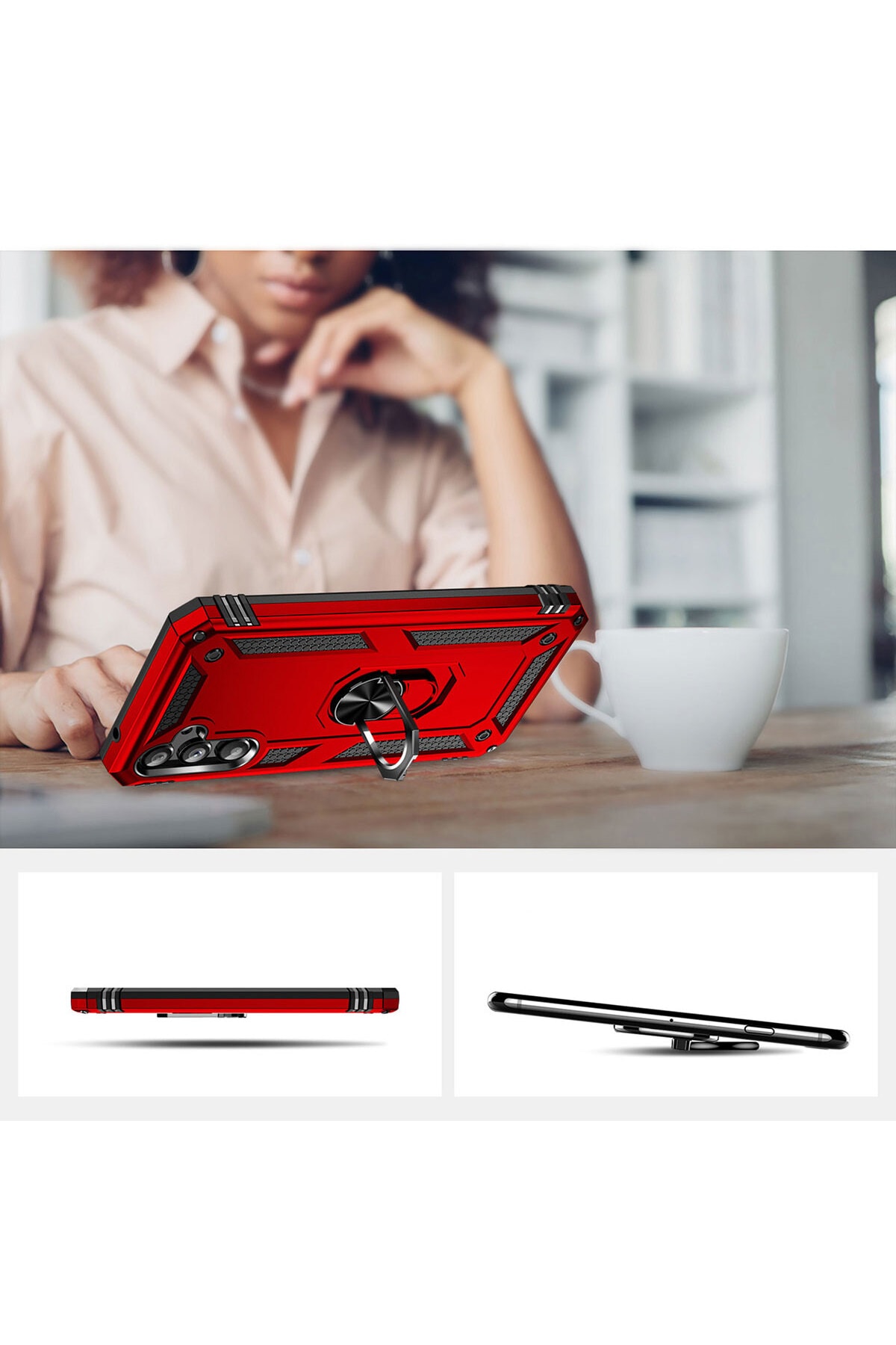 Galaxy A34 Kılıf BTBM Vega Kapak - Mavi