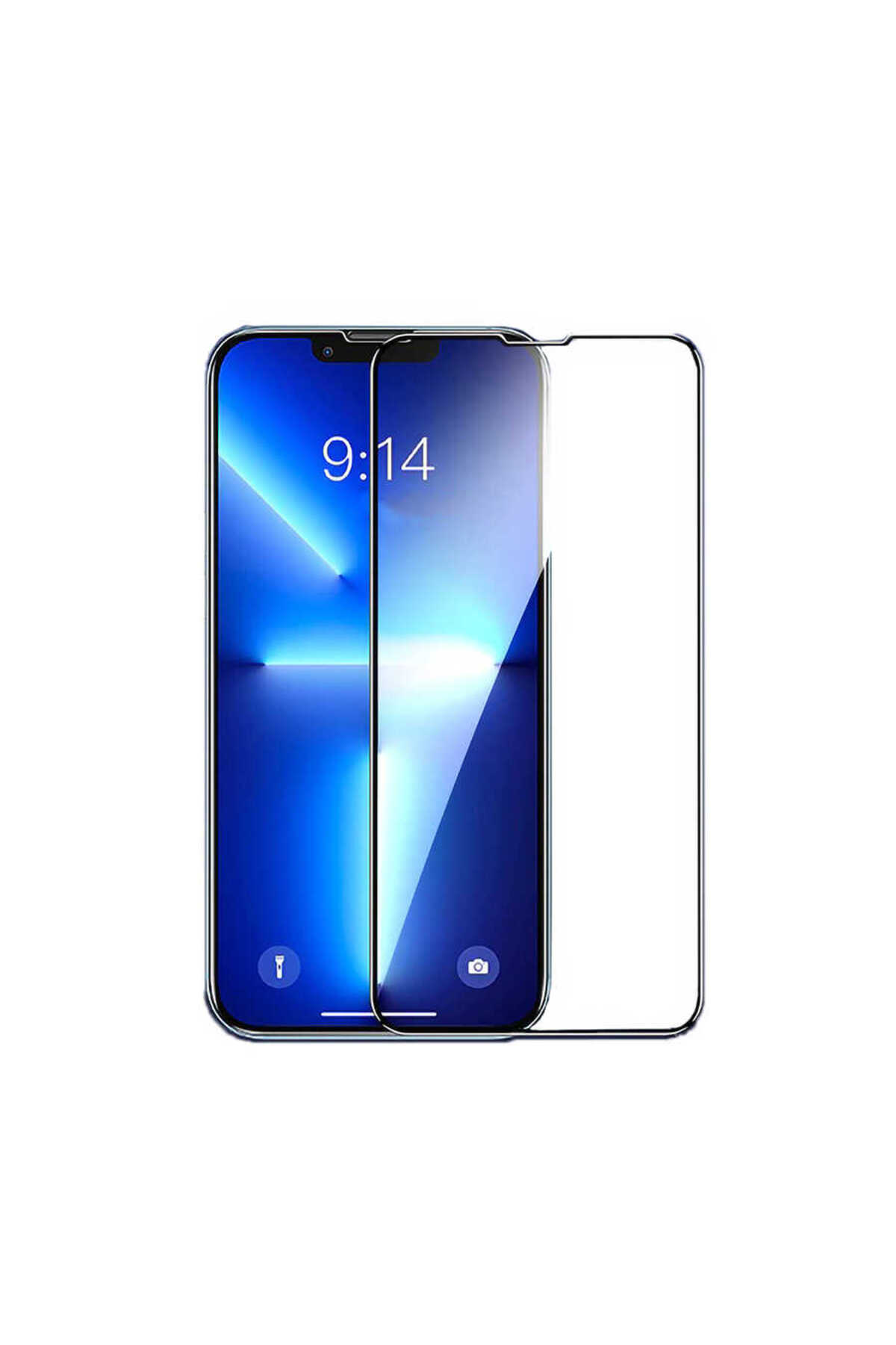 iPhone 15 Pro Max Uyumlu Davin 5D Cam OMSY Ekran Koruyucu