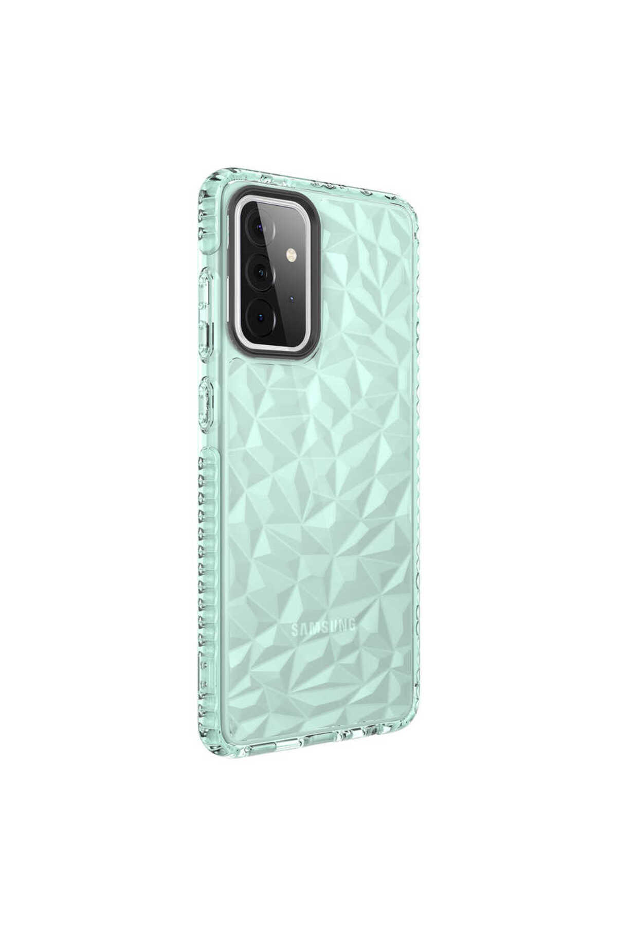 Galaxy A72 Kılıf Buzz Kapak - Yeşil
