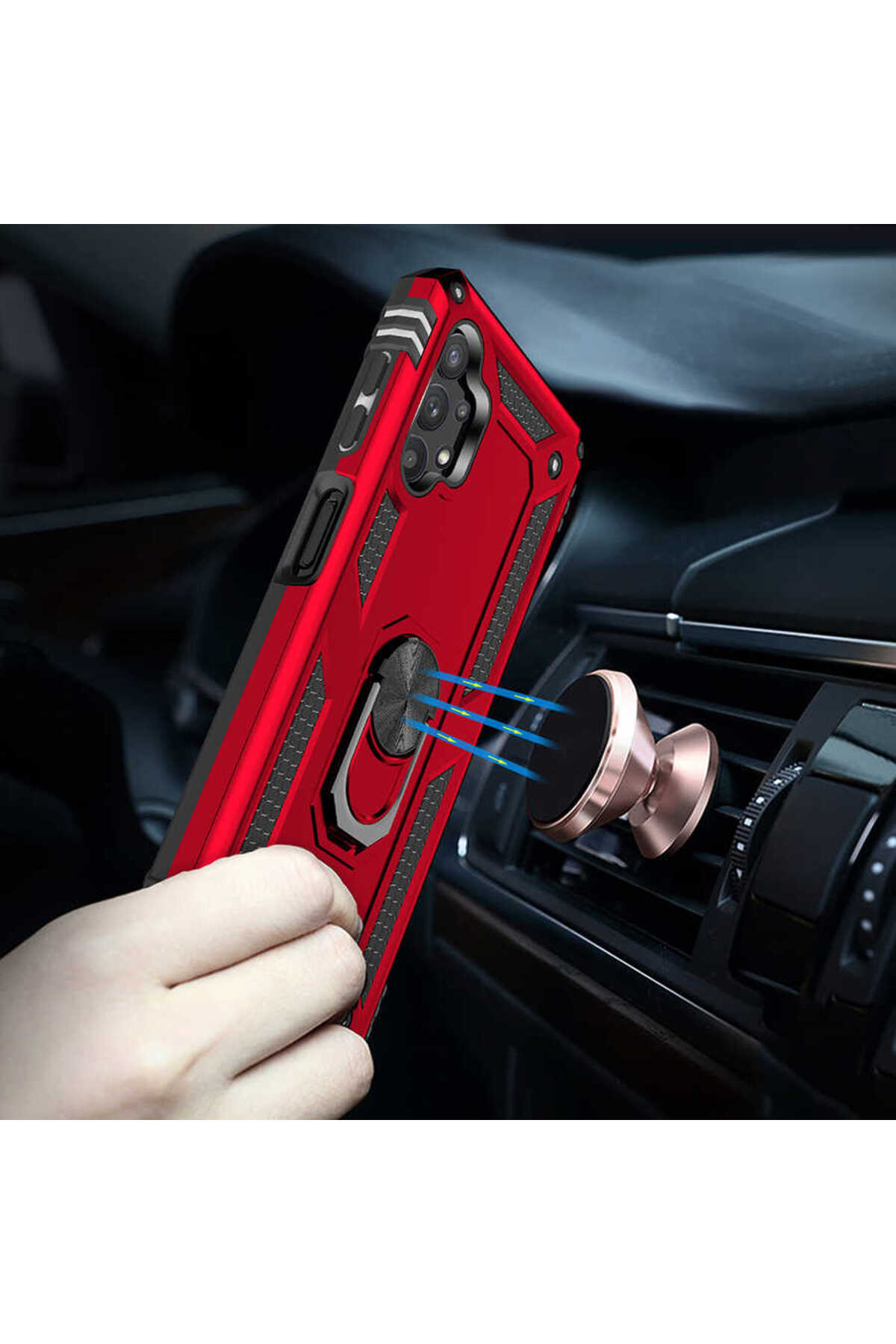 Galaxy A23 Kılıf KHYR Vega Kapak - Gri