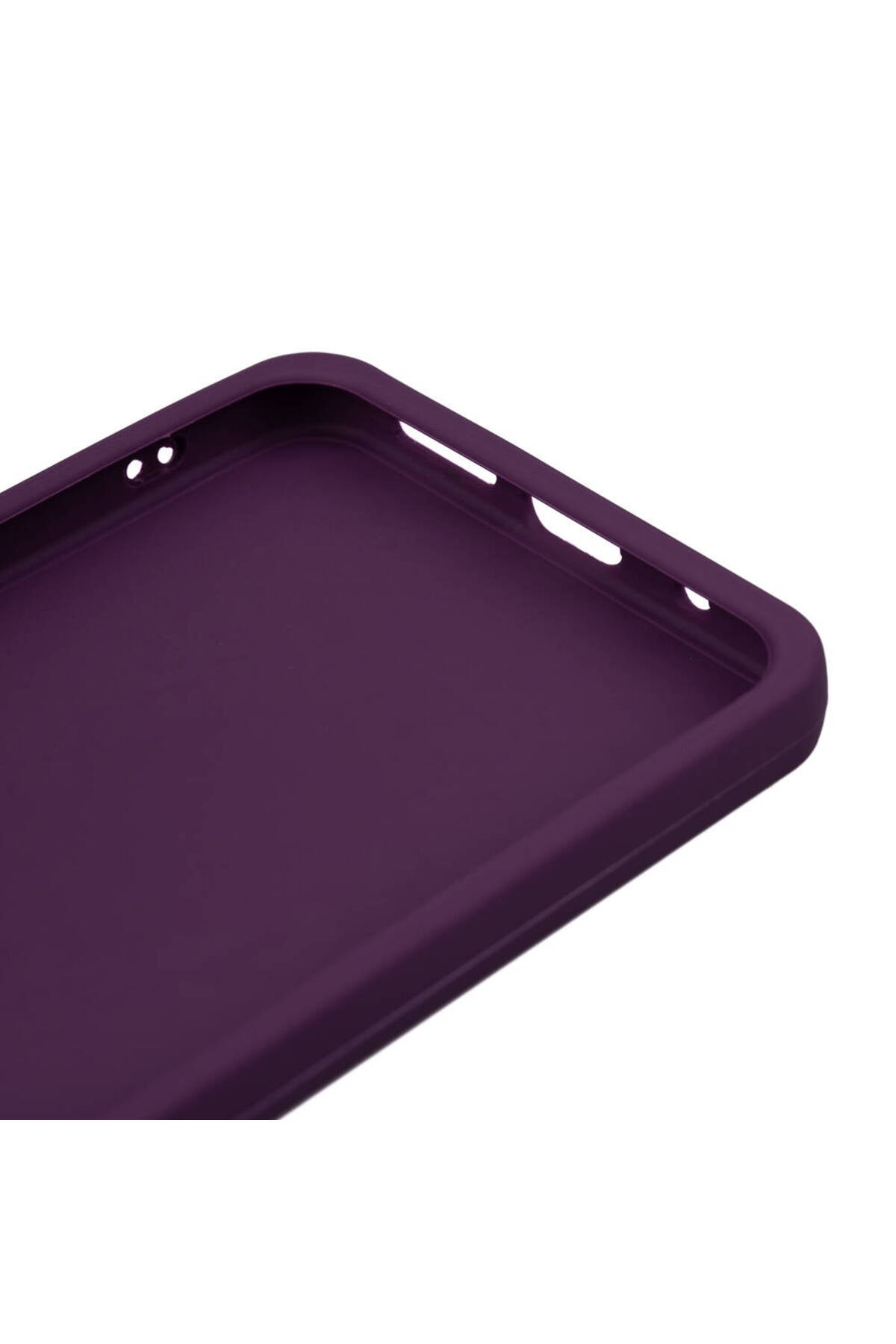 Redmi 13 4G Kılıf MKST Biye Silikon - Siyah