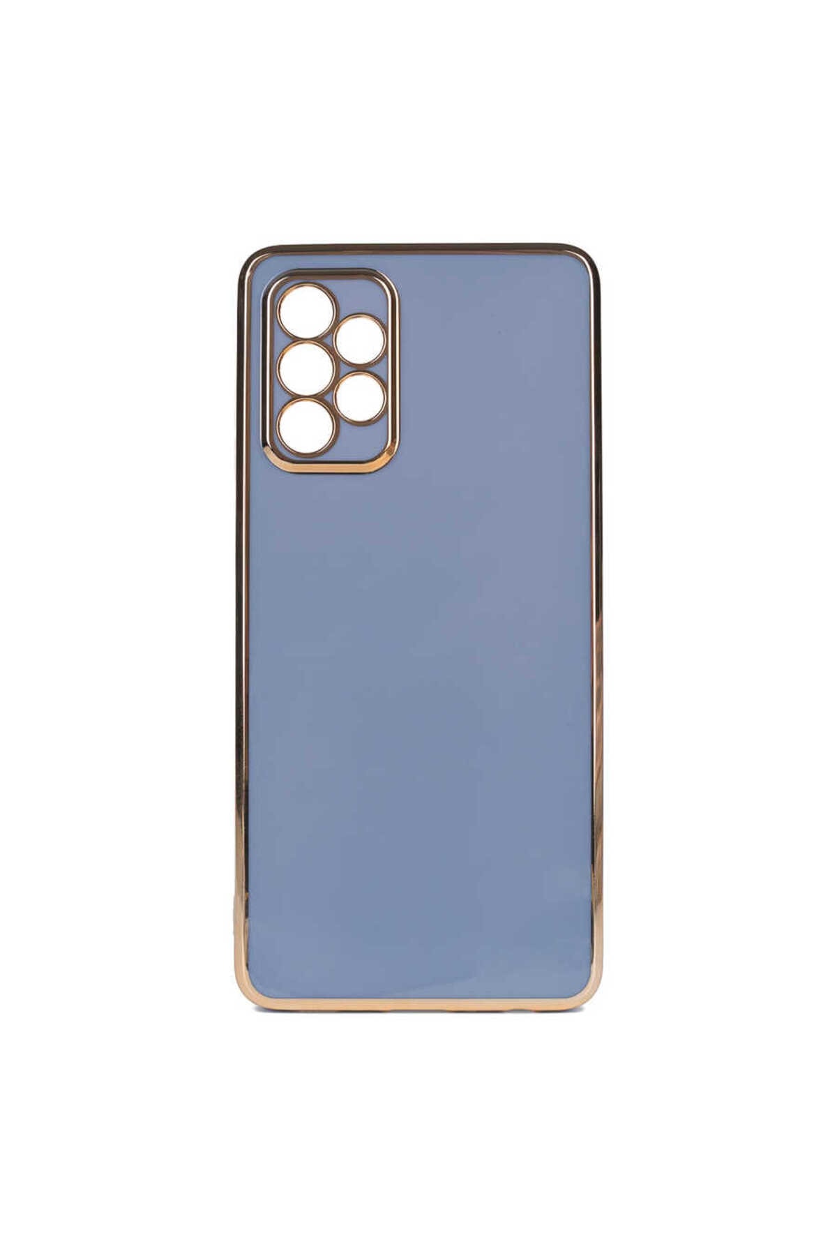 Galaxy A72 Kılıf HZRV Bark Kapak - Mavi Açık