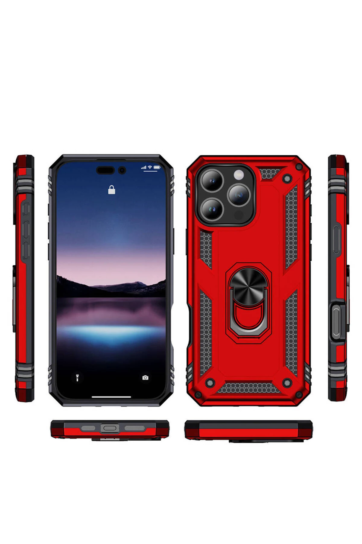 Apple iPhone 16 Pro Max Kılıf SYS Vega Kapak-Mavi