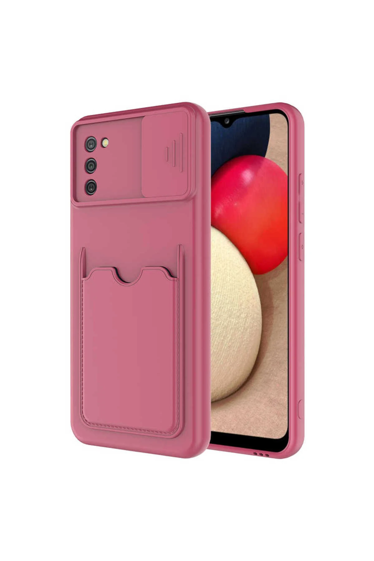 Galaxy A02S Kılıf LCKC Kartix Kapak - Koyu Mor