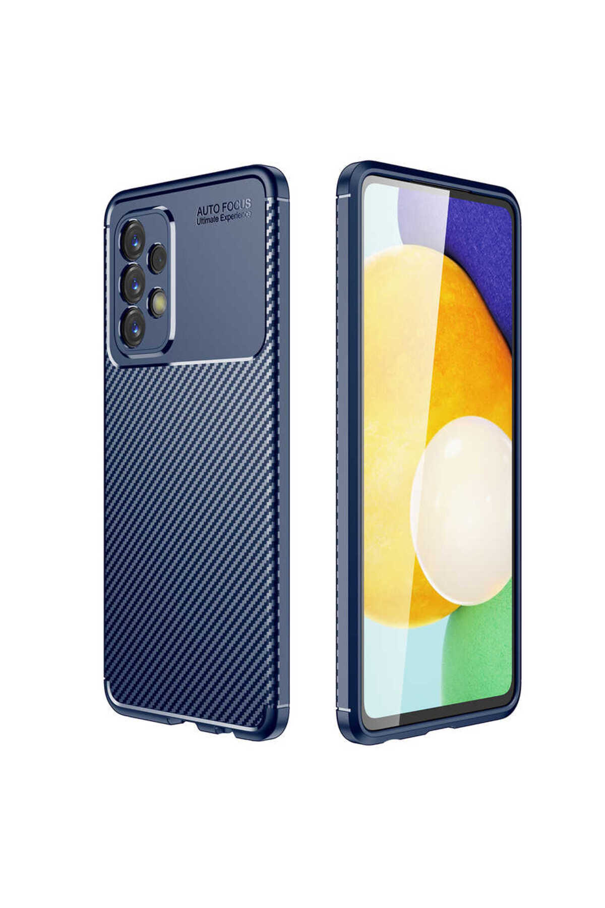 Galaxy A23 Kılıf KHYR Negro Silikon Kapak - Lacivert