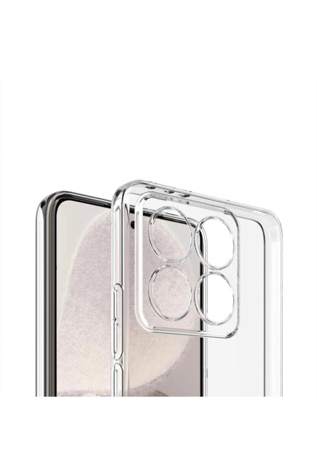 14T Pro Kılıf NXXA Süper Silikon Kapak - Şeffaf